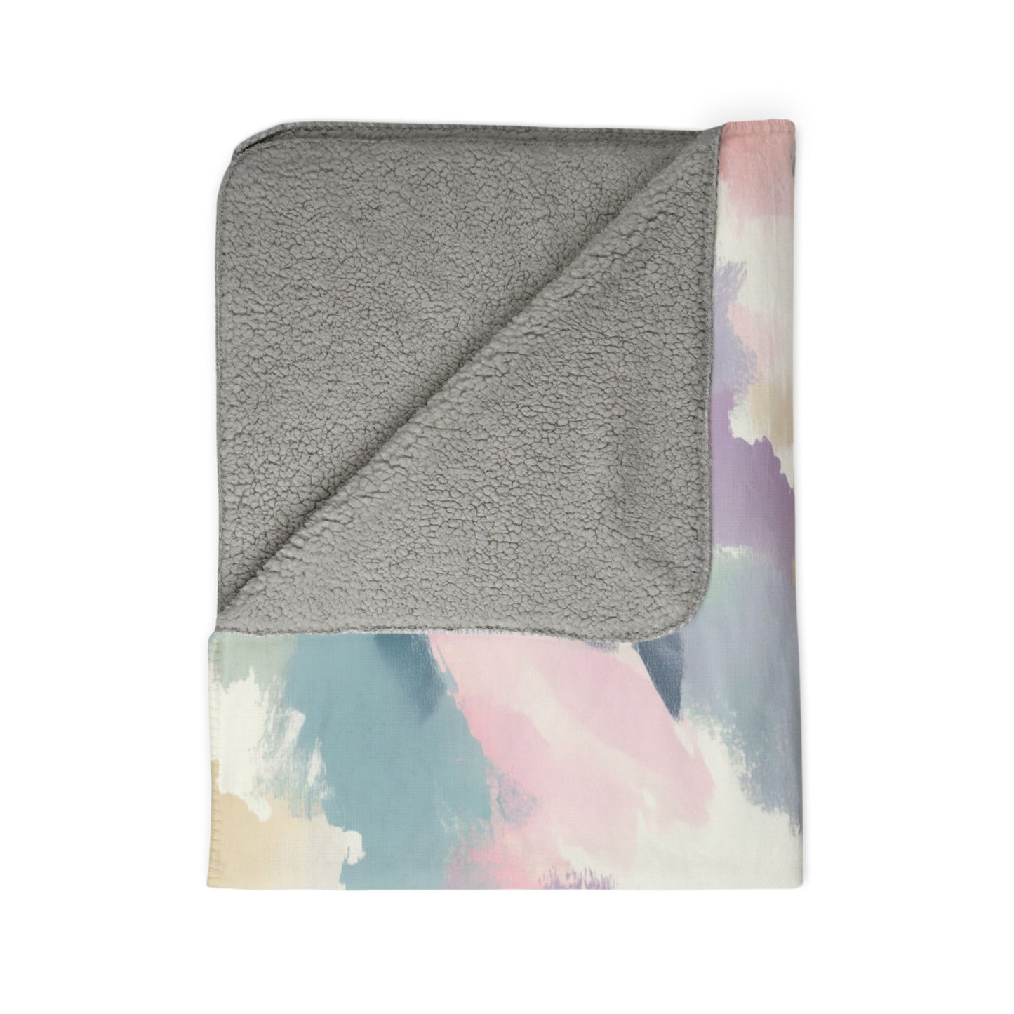 Sherpa Blanket: Custom Sweet Pastel Accent Fleece Throw