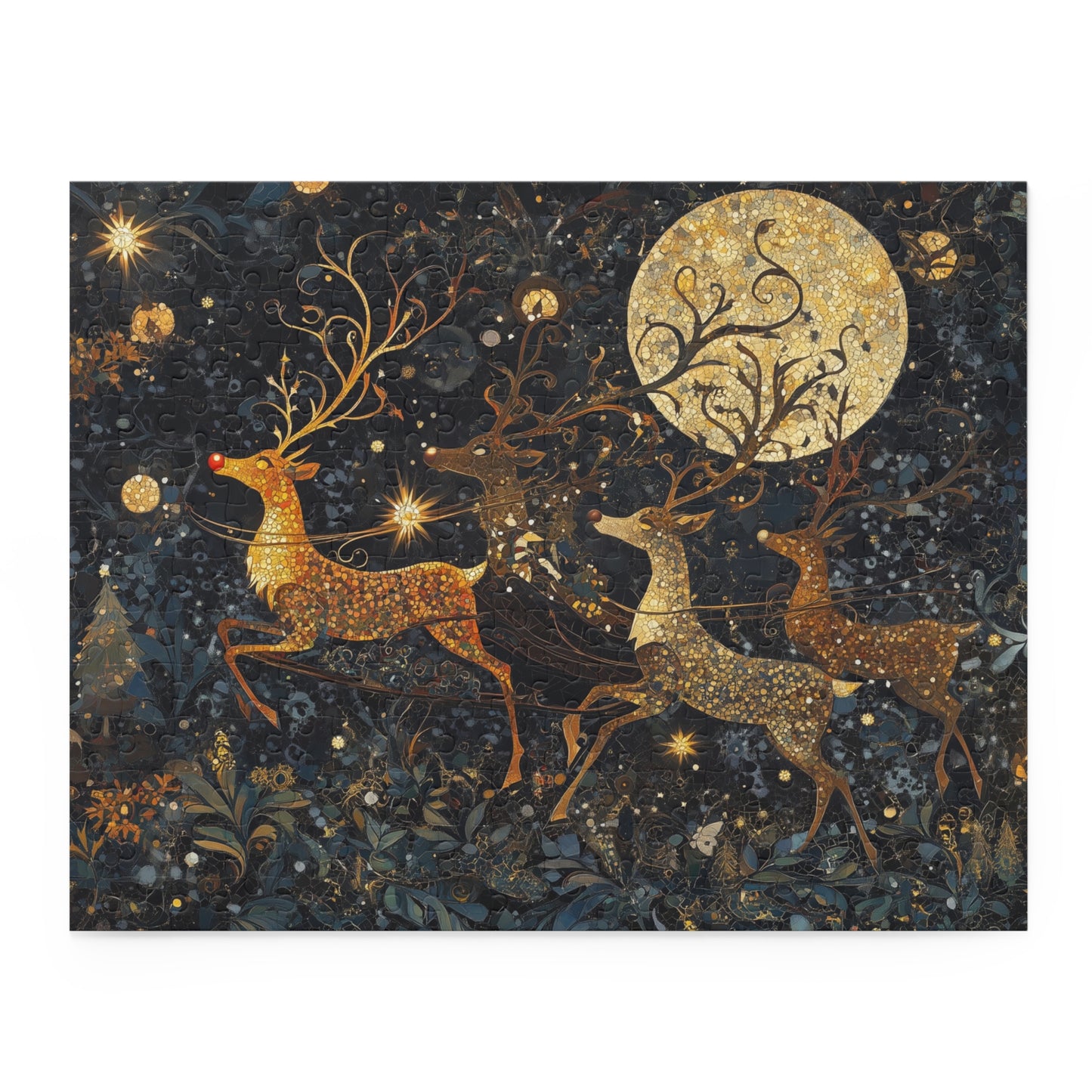 Moonlit Flight - Custom Jigsaw Puzzle (120, 252, 500-Piece)