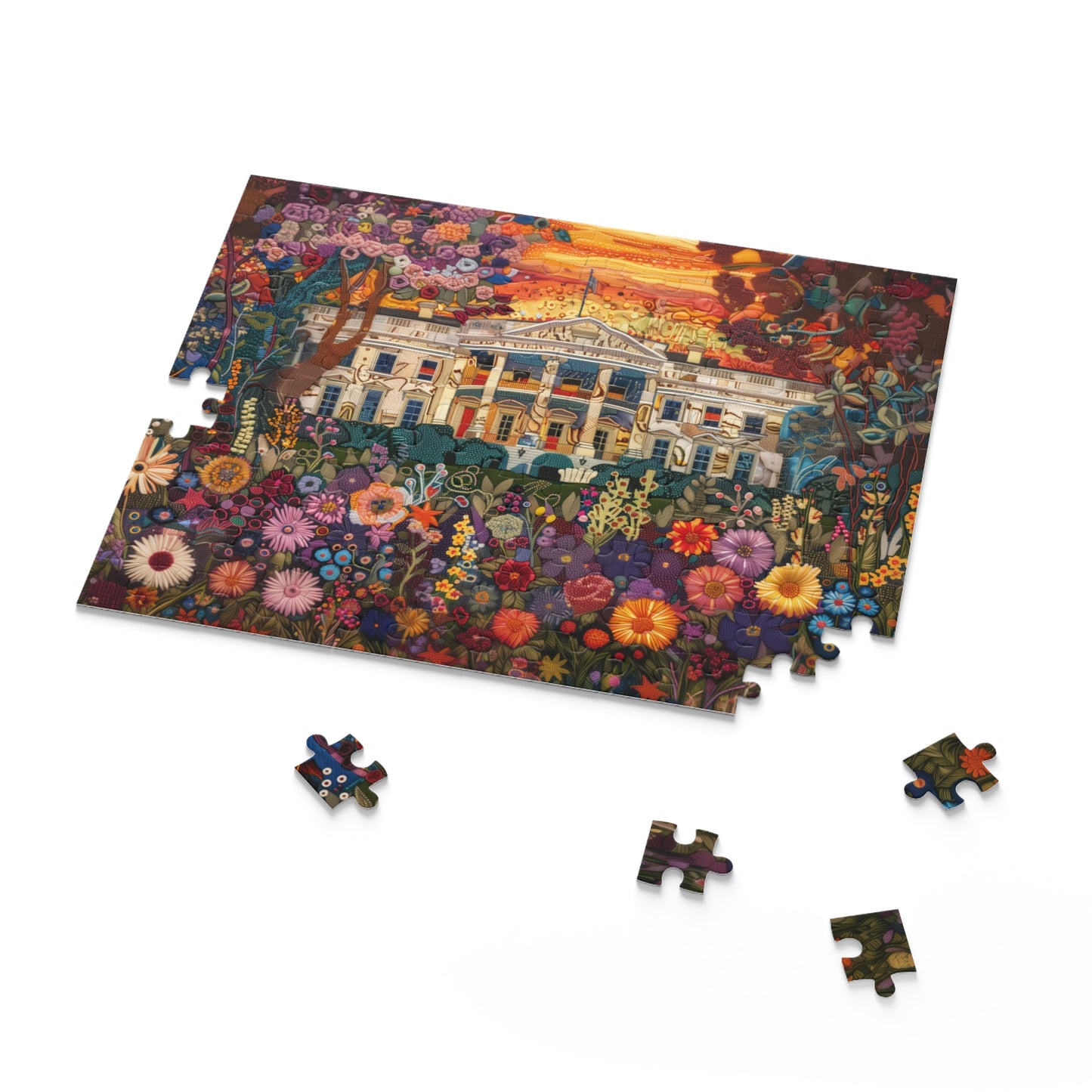 Floral Splendor at the White House - Puzzle (120, 252, 500-Piece)