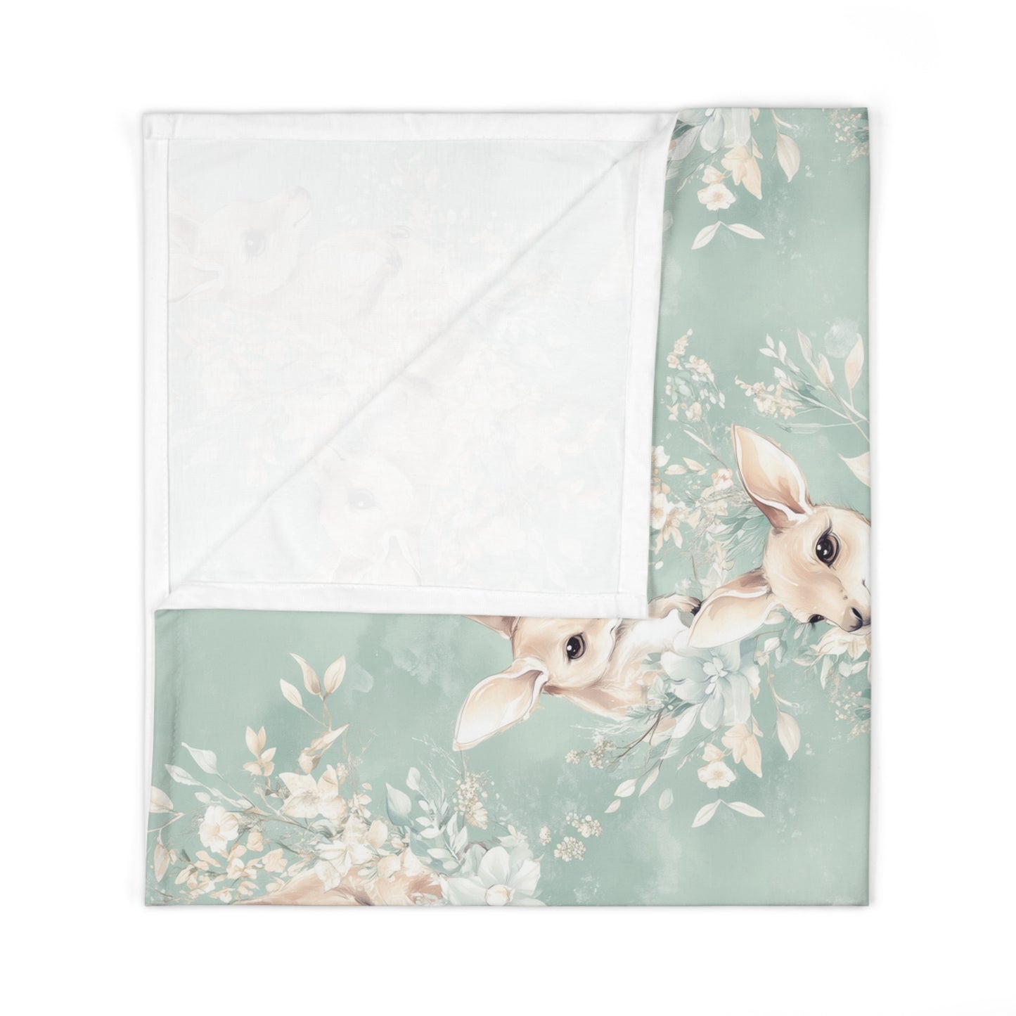 Custom Baby Swaddle Blanket - Kangaroo Cuddles