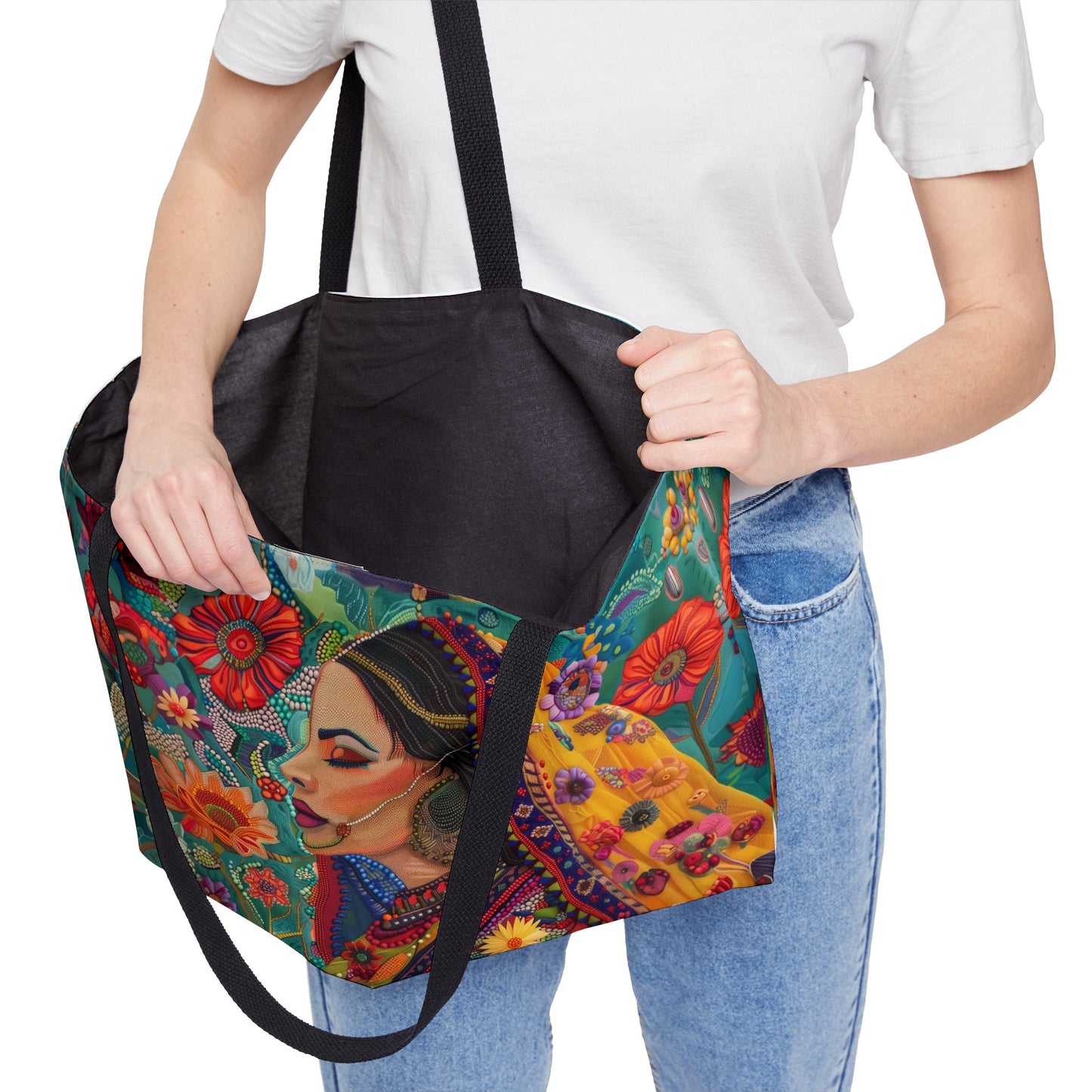 Weekender Tote Bag - Indian Floral Majesty