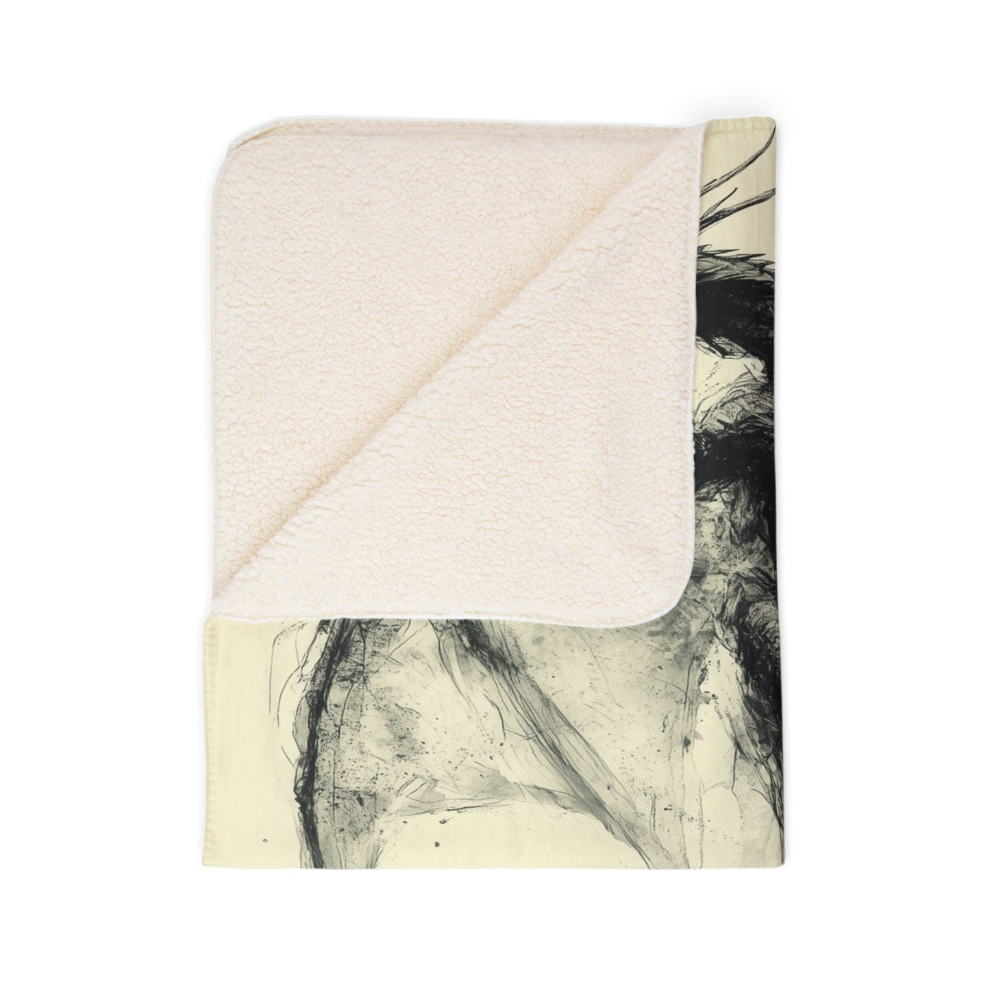 Sherpa Blanket: Dragon Eclipse Custom Fleece Throw