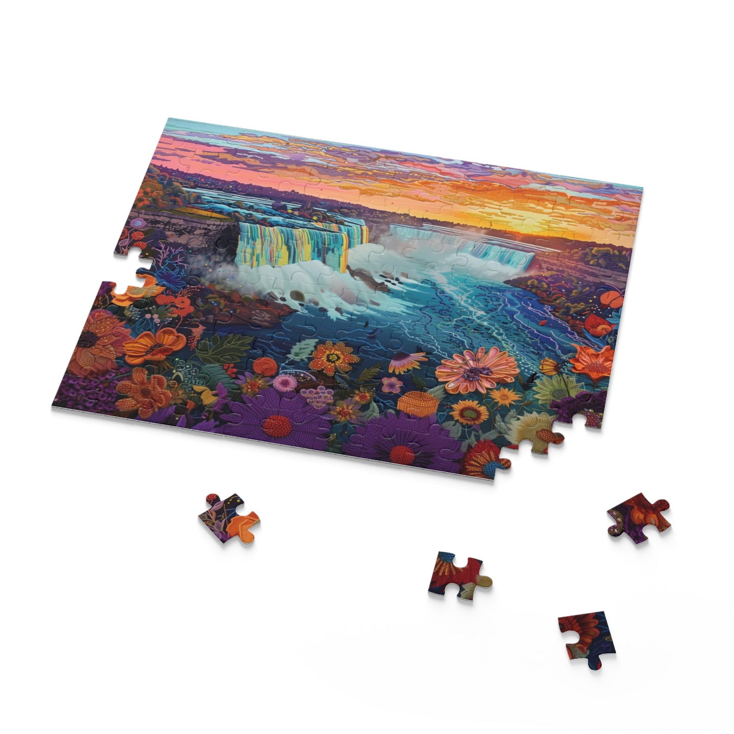 Niagara Falls: A Symphony of Water and Light - Puzzle (120, 252, 500-Piece)