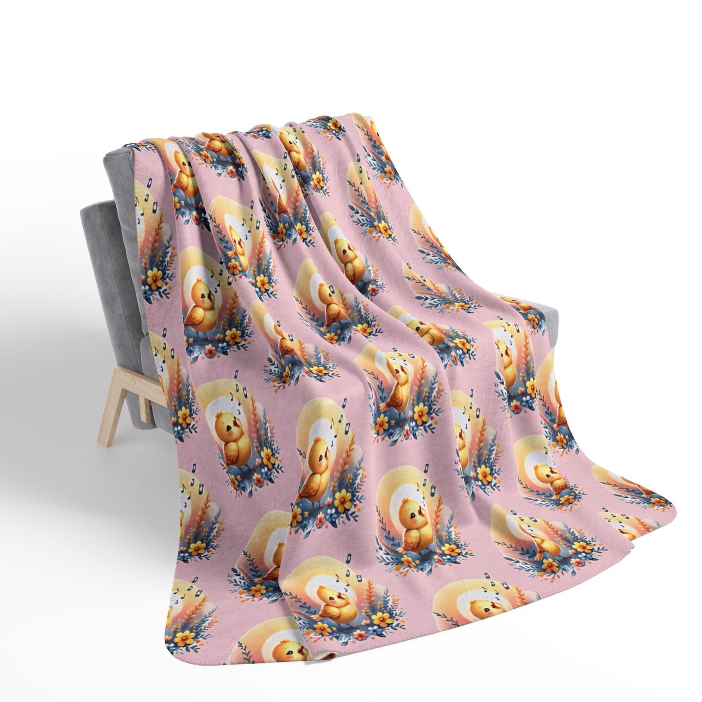 Sherpa Blanket: Custom Melody of Sunshine Fleece Throw