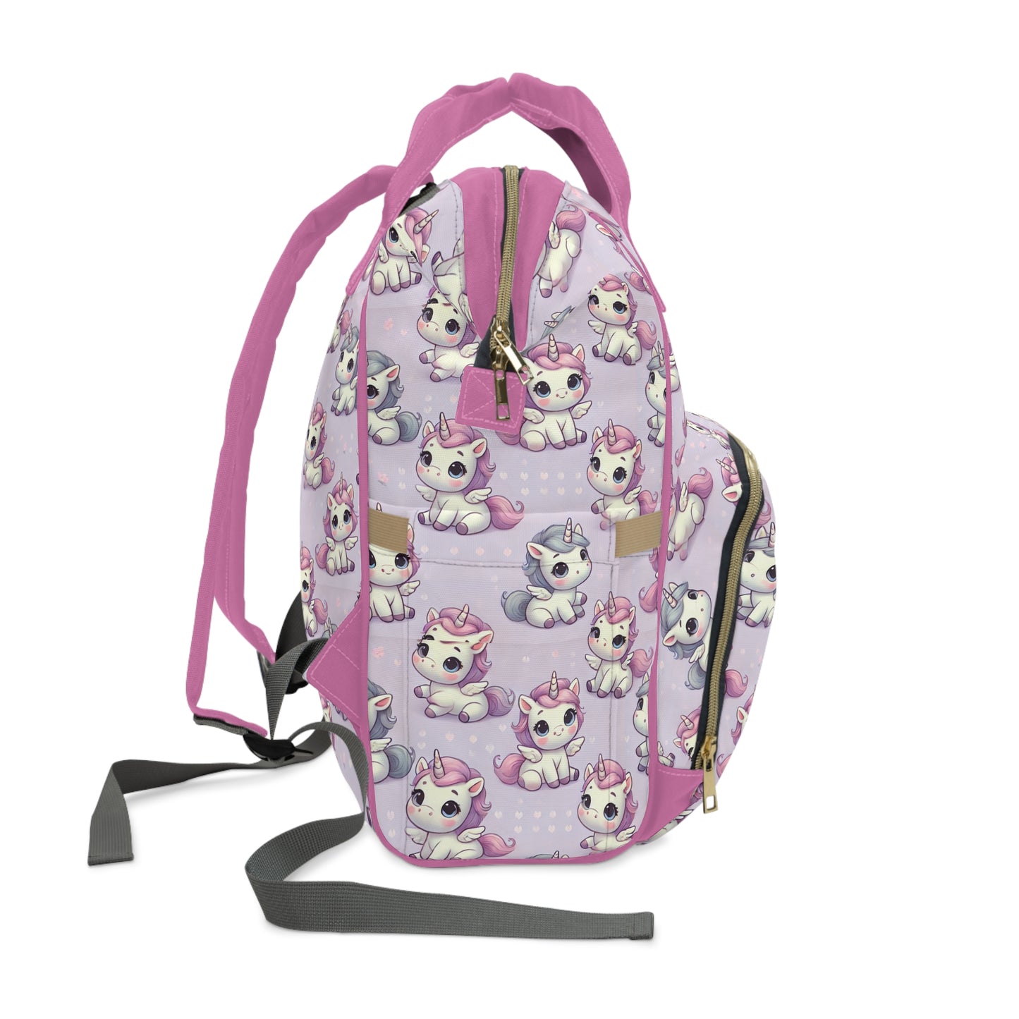 Custom Multifunctional Diaper Backpack - Unicorn Whispers