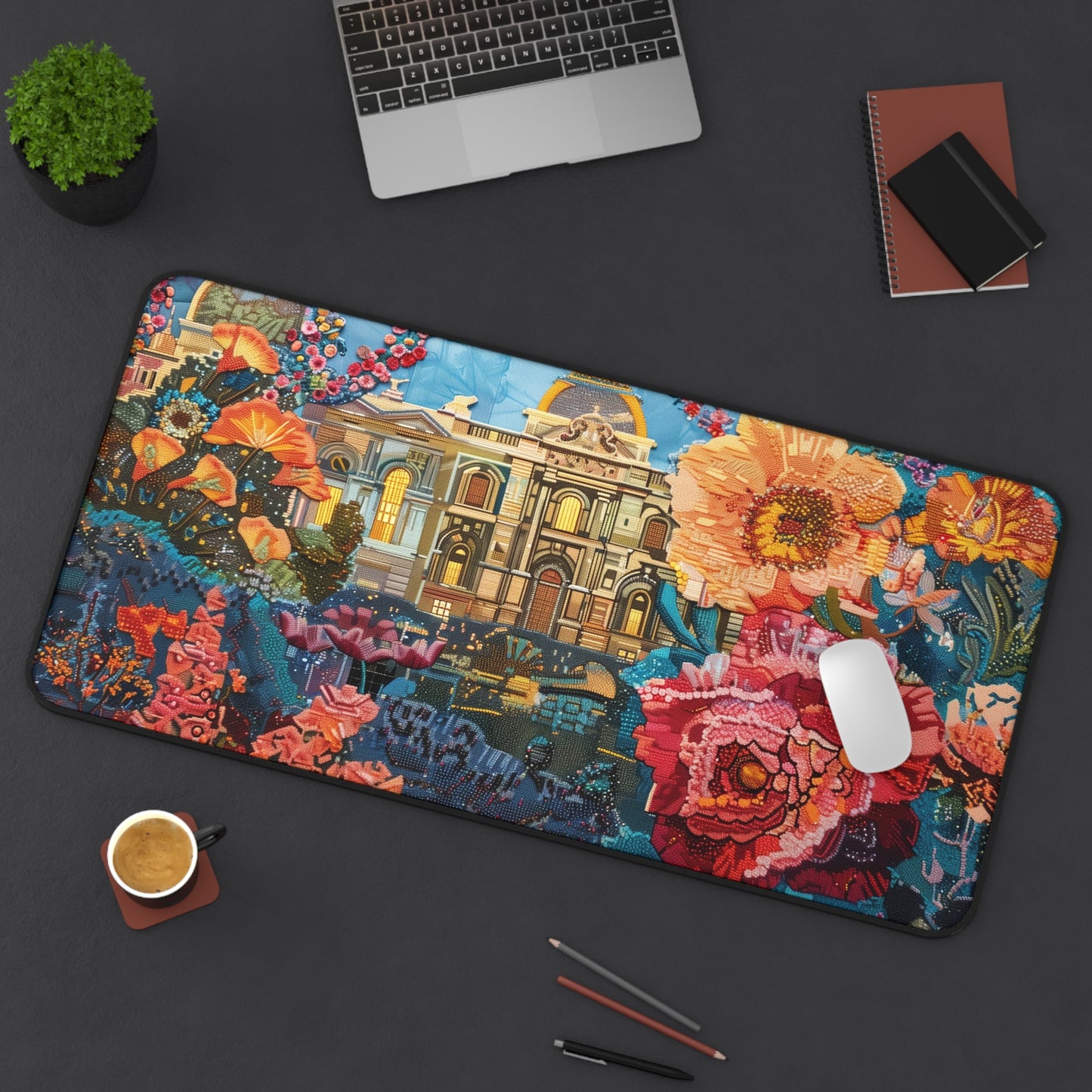 Gaming Desk Mat - Floral Fantasia at The Met