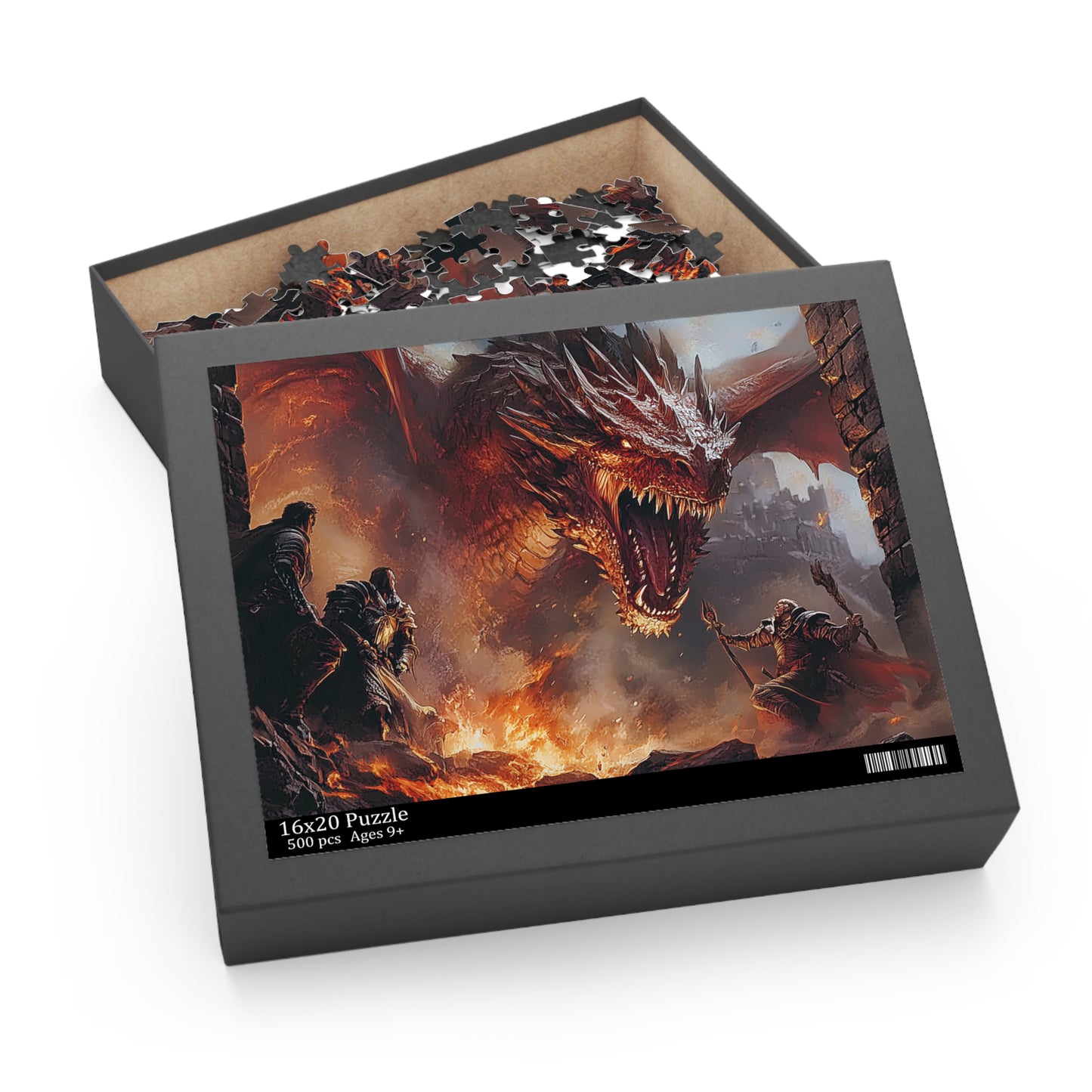 Dragon Wars - Custom Jigsaw Puzzle (120, 252, 500-Piece)
