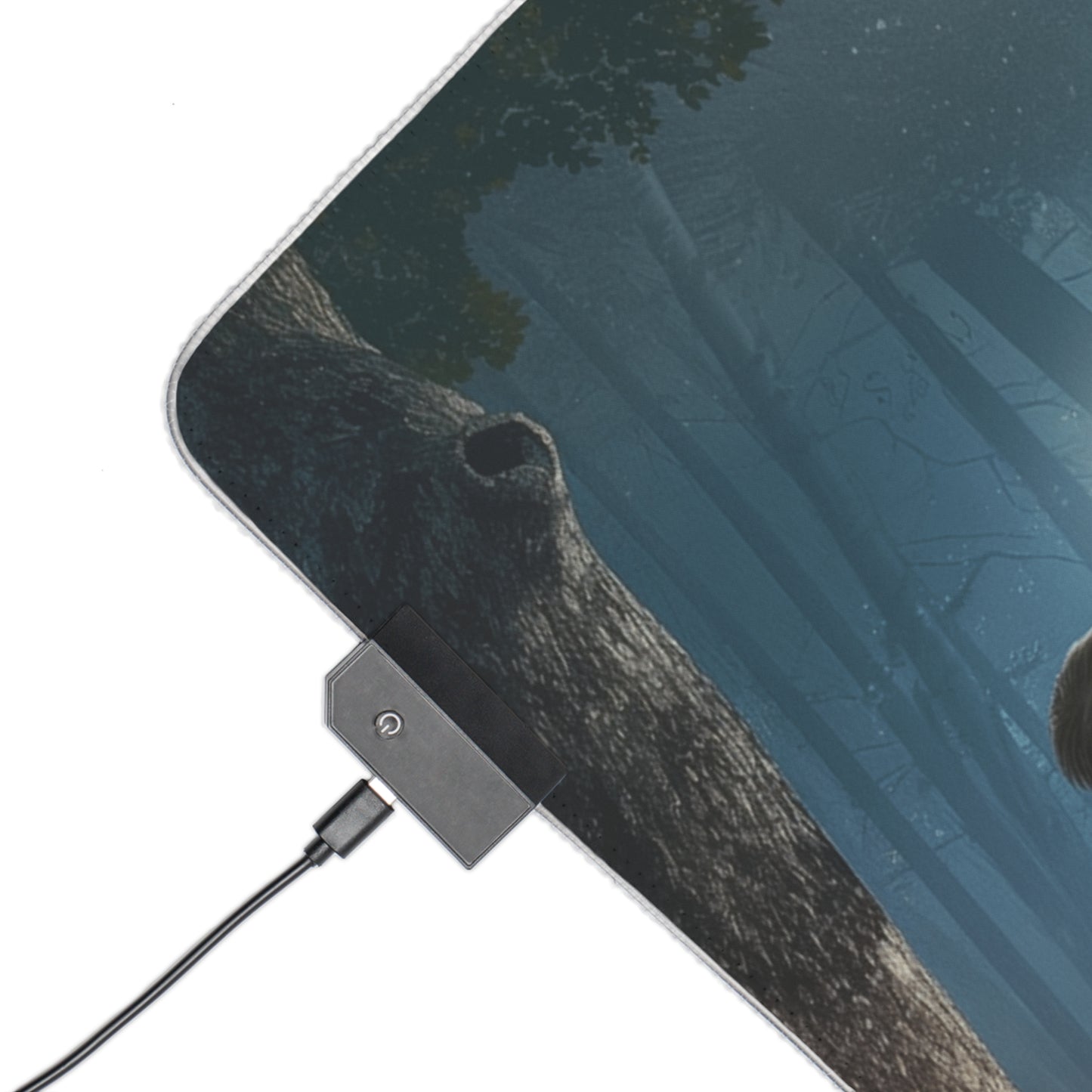 LED Gaming Mouse Pad - Forest Guardians