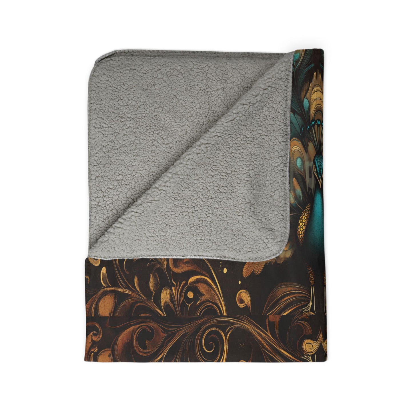 Sherpa Blanket: Custom Regal Splendor Fleece Throw