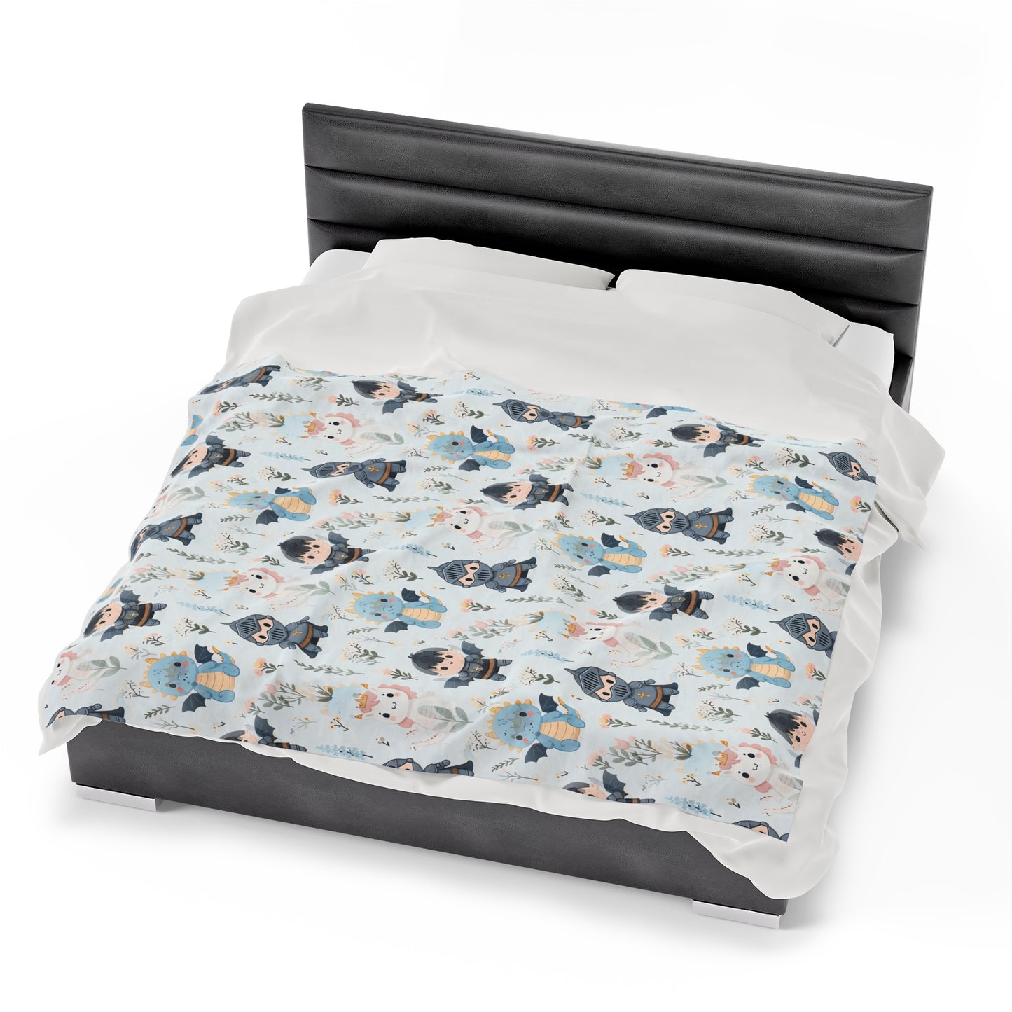 Velveteen Plush Blanket - Adventures in Fairyland, Cozy Throw