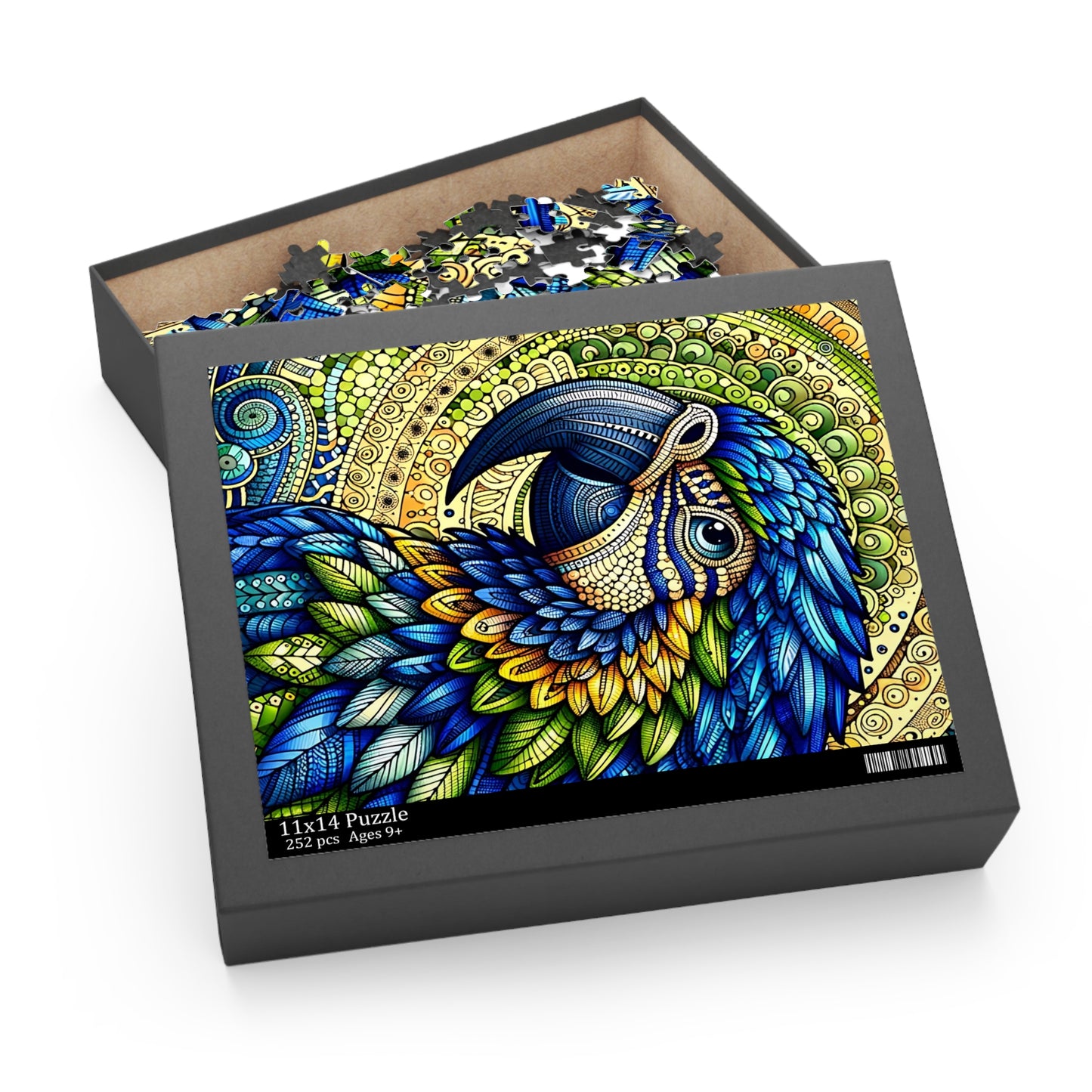 Tropical Parrot Mosaic Puzzle - Puzzle (120, 252, 500-Piece)