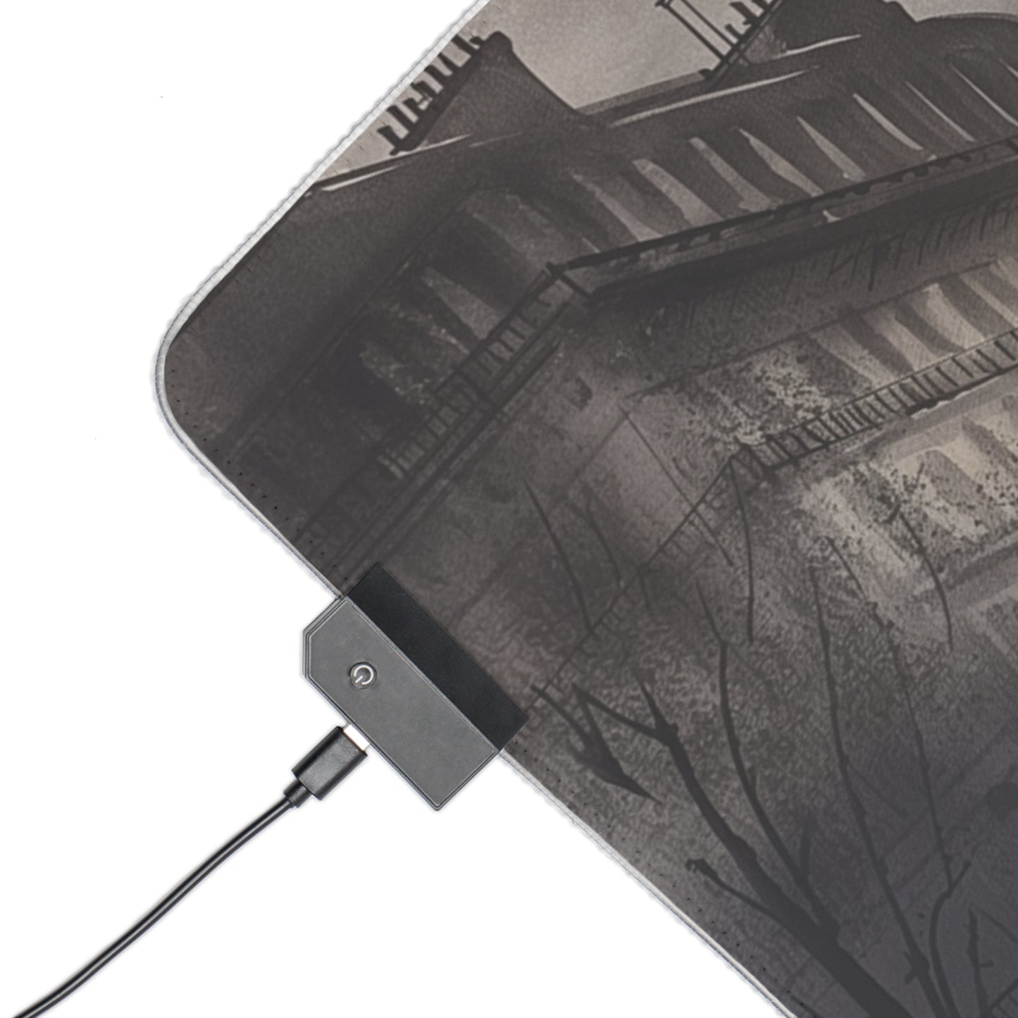 LED Gaming Mouse Pad - Paris in Mist