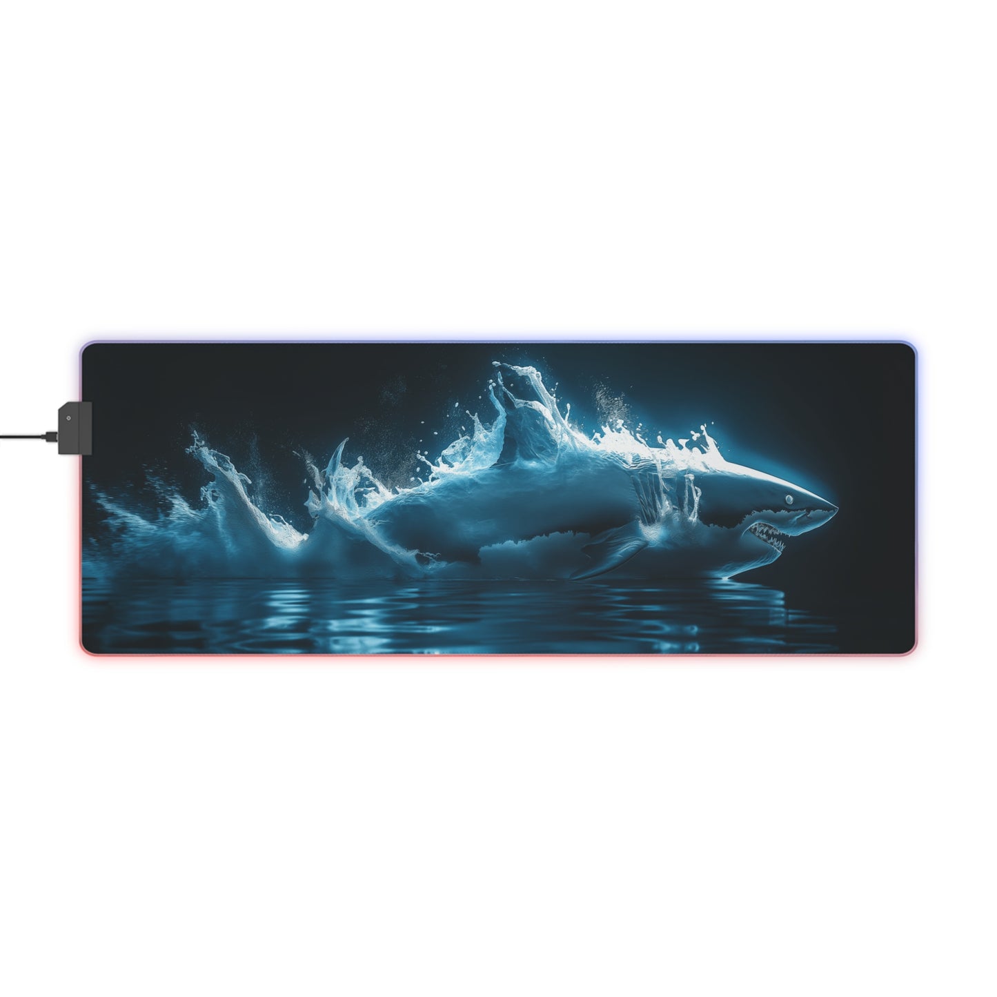 LED Gaming Mouse Pad - Electrifying Great White