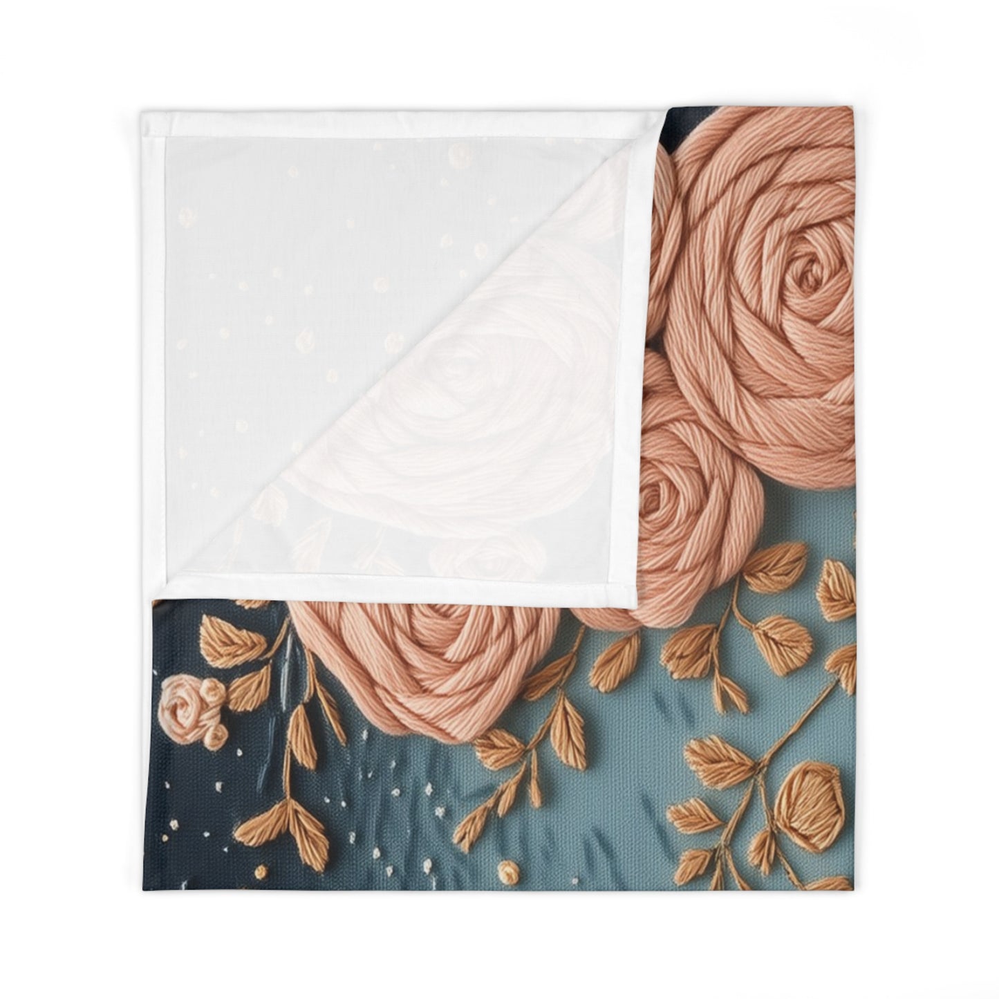 Custom Baby Swaddle Blanket - Panda Blooms
