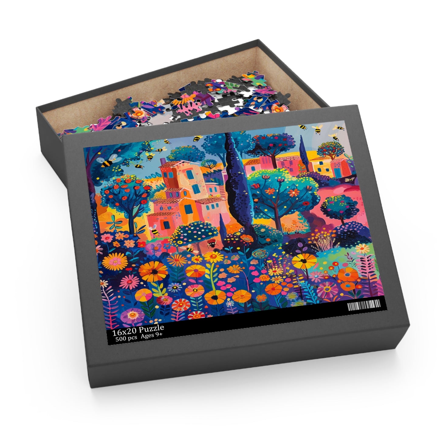 Charming French Garden - Puzzle (120, 252, 500-Piece)