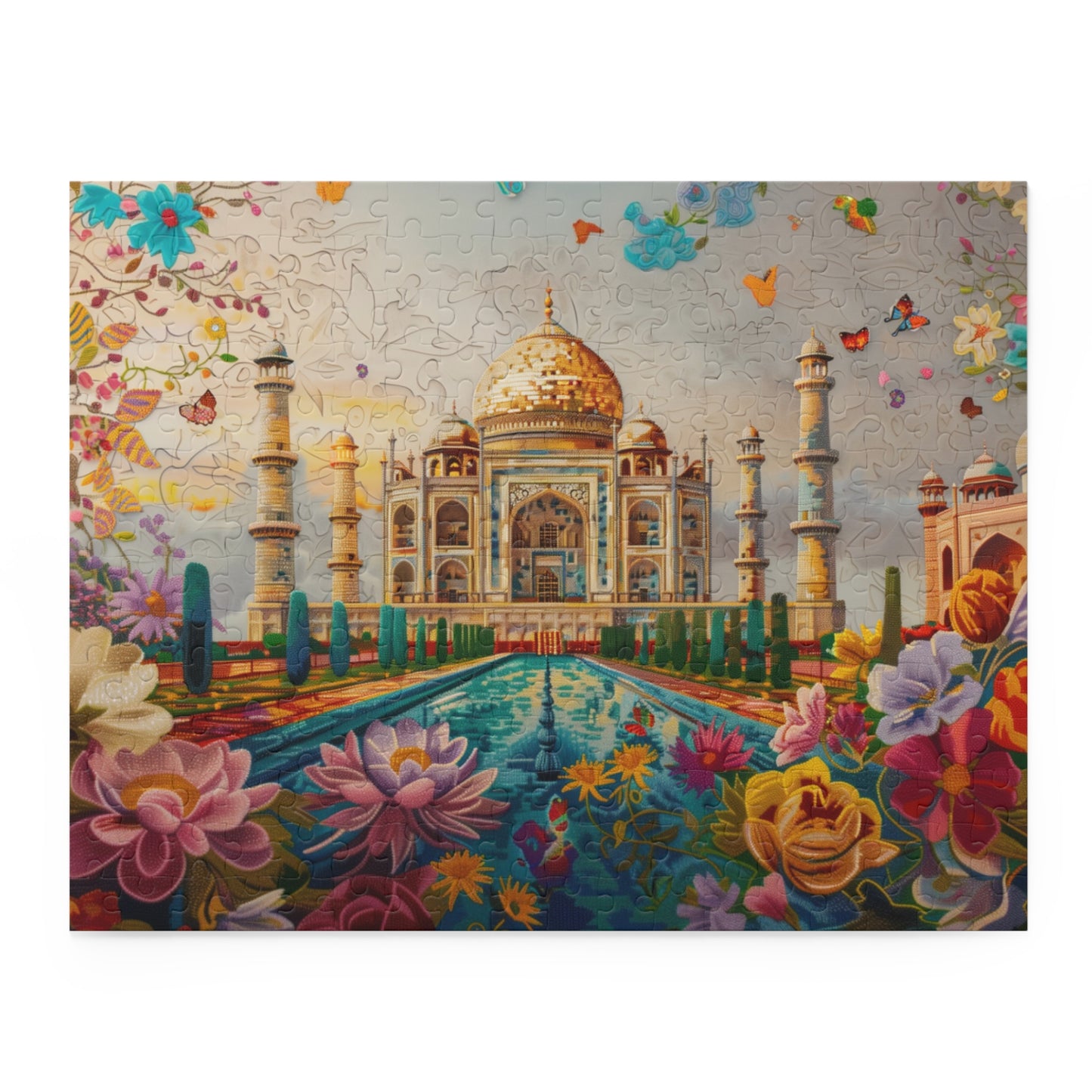 Radiant Splendor of the Taj Mahal - Puzzle (120, 252, 500-Piece)