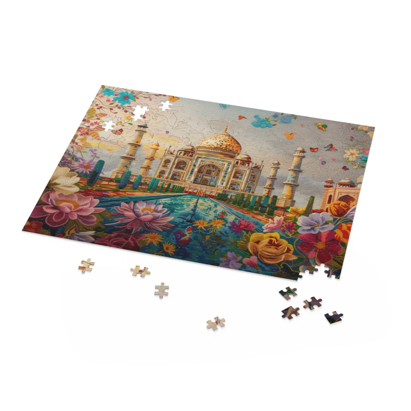 Radiant Splendor of the Taj Mahal - Puzzle (120, 252, 500-Piece)
