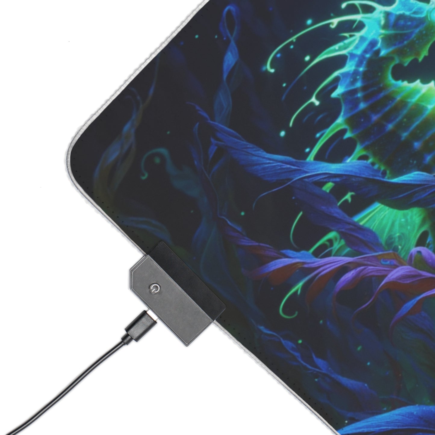 LED Gaming Mouse Pad - Mystic Seahorse Realm