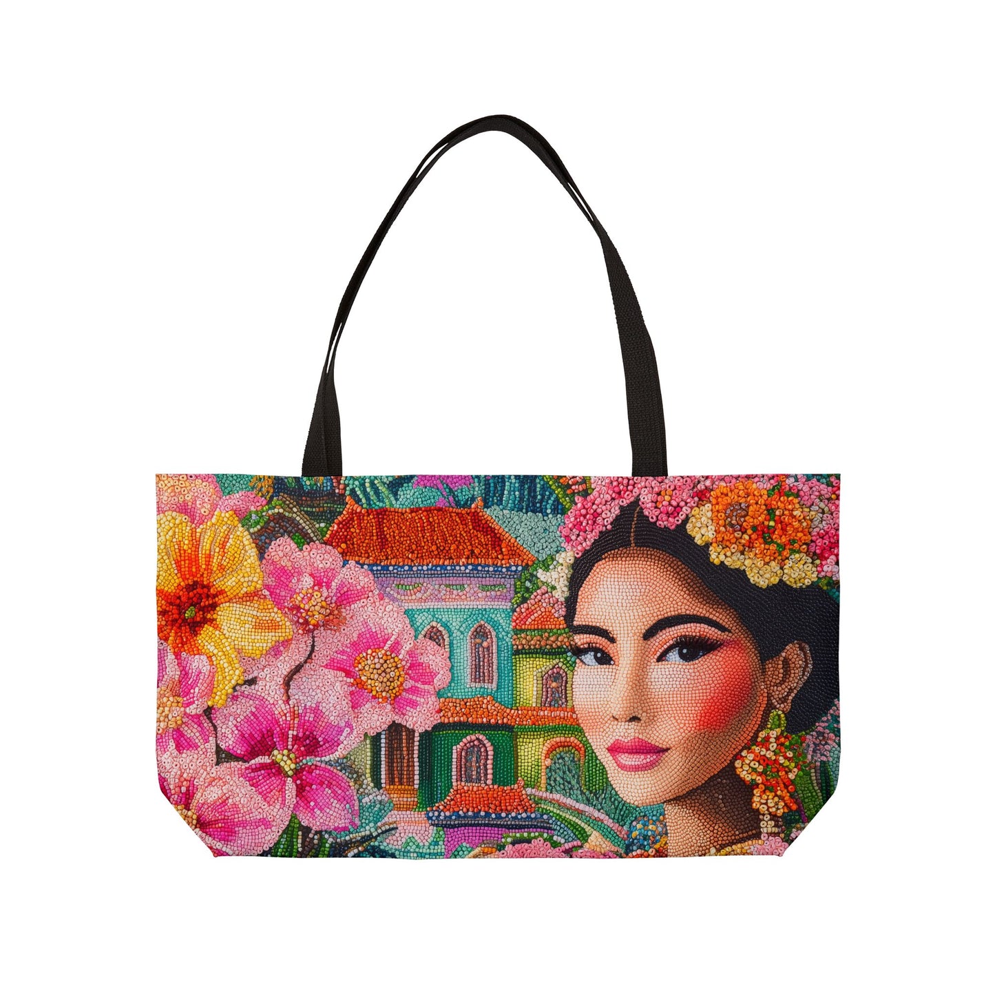 Weekender Tote Bag - Balinese Woman from Colorful Tabanan