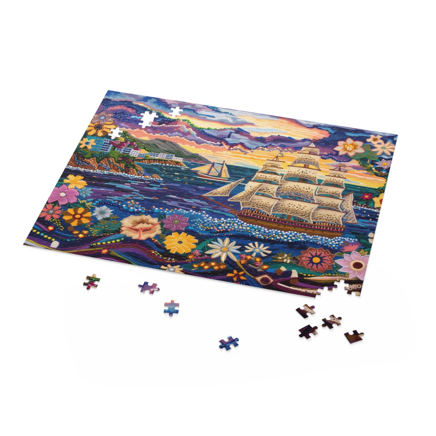 Sailing into Serenity: Santa Barbara - Puzzle (120, 252, 500-Piece)