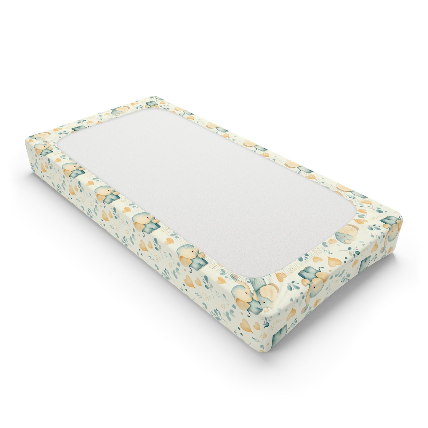 Custom Changing Pad Cover: Elephant Dreams