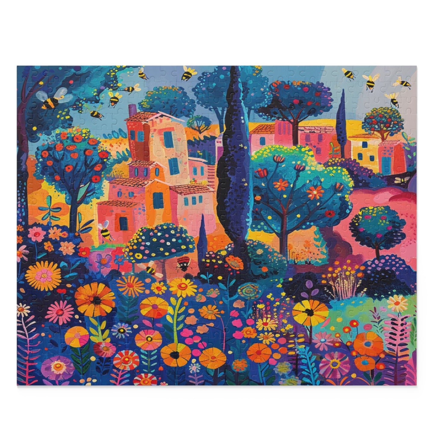 Charming French Garden - Puzzle (120, 252, 500-Piece)