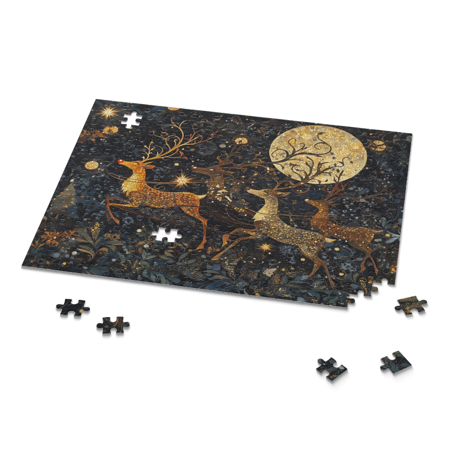 Moonlit Flight - Custom Jigsaw Puzzle (120, 252, 500-Piece)