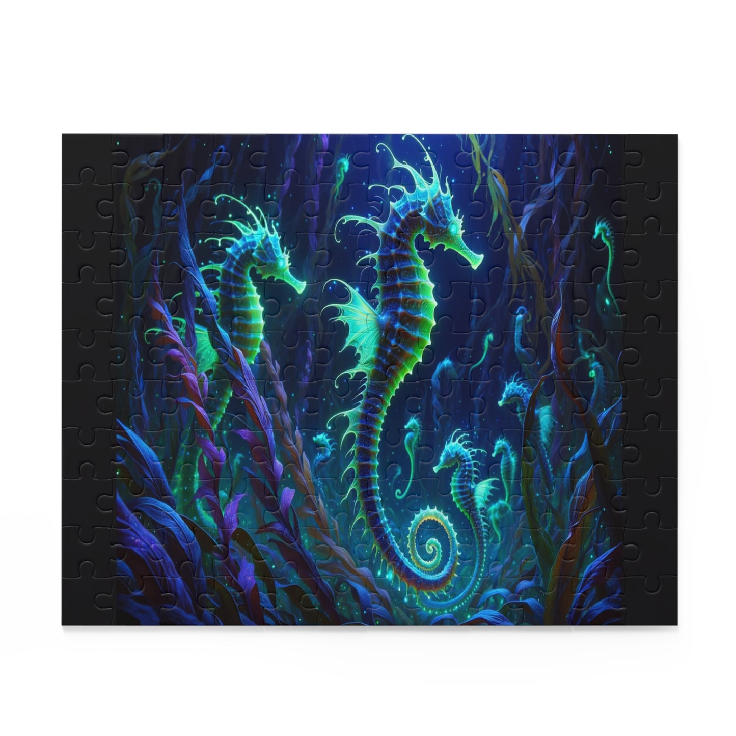 Enchanted Seahorses - Custom Jigsaw Puzzle (120, 252, 500-Piece)