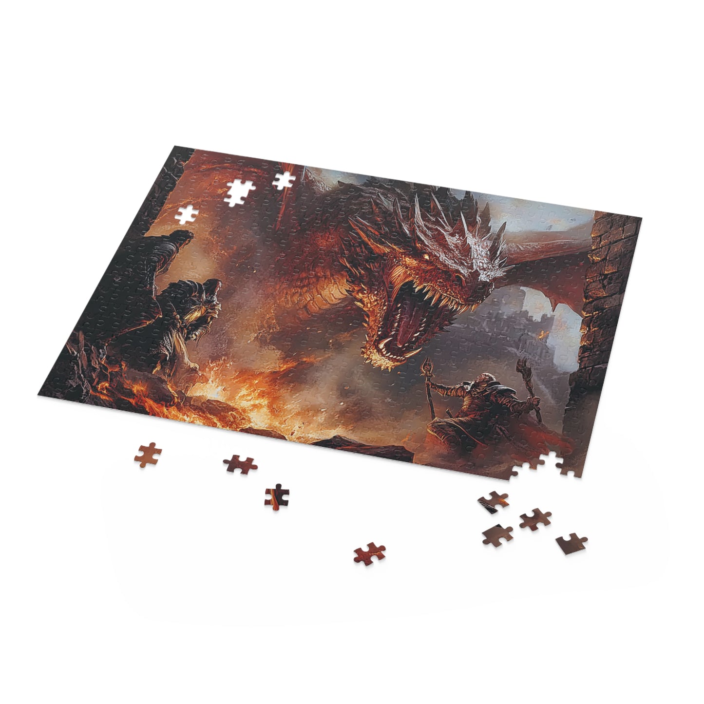 Dragon Wars - Custom Jigsaw Puzzle (120, 252, 500-Piece)