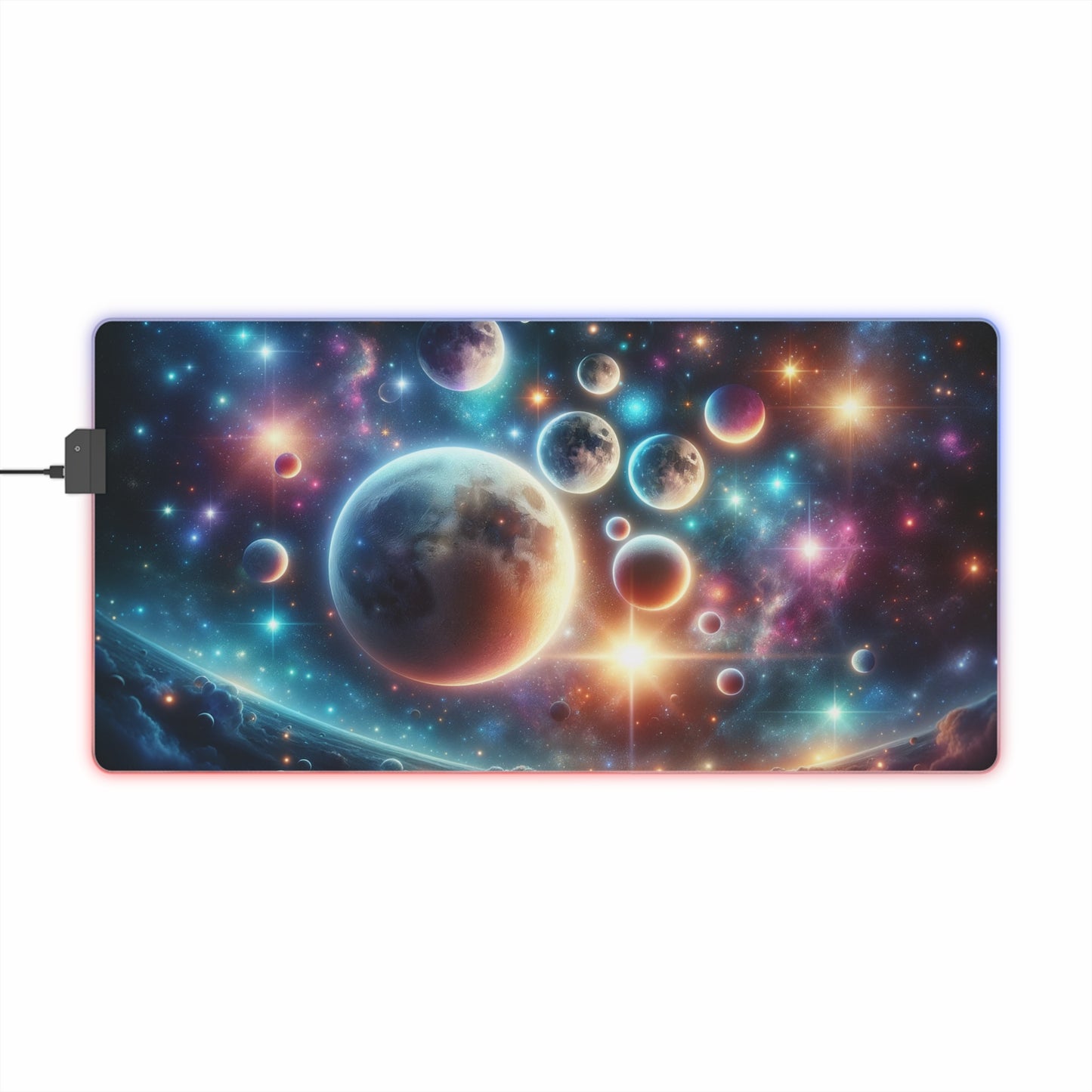 LED Gaming Mouse Pad - Celestial Symphony
