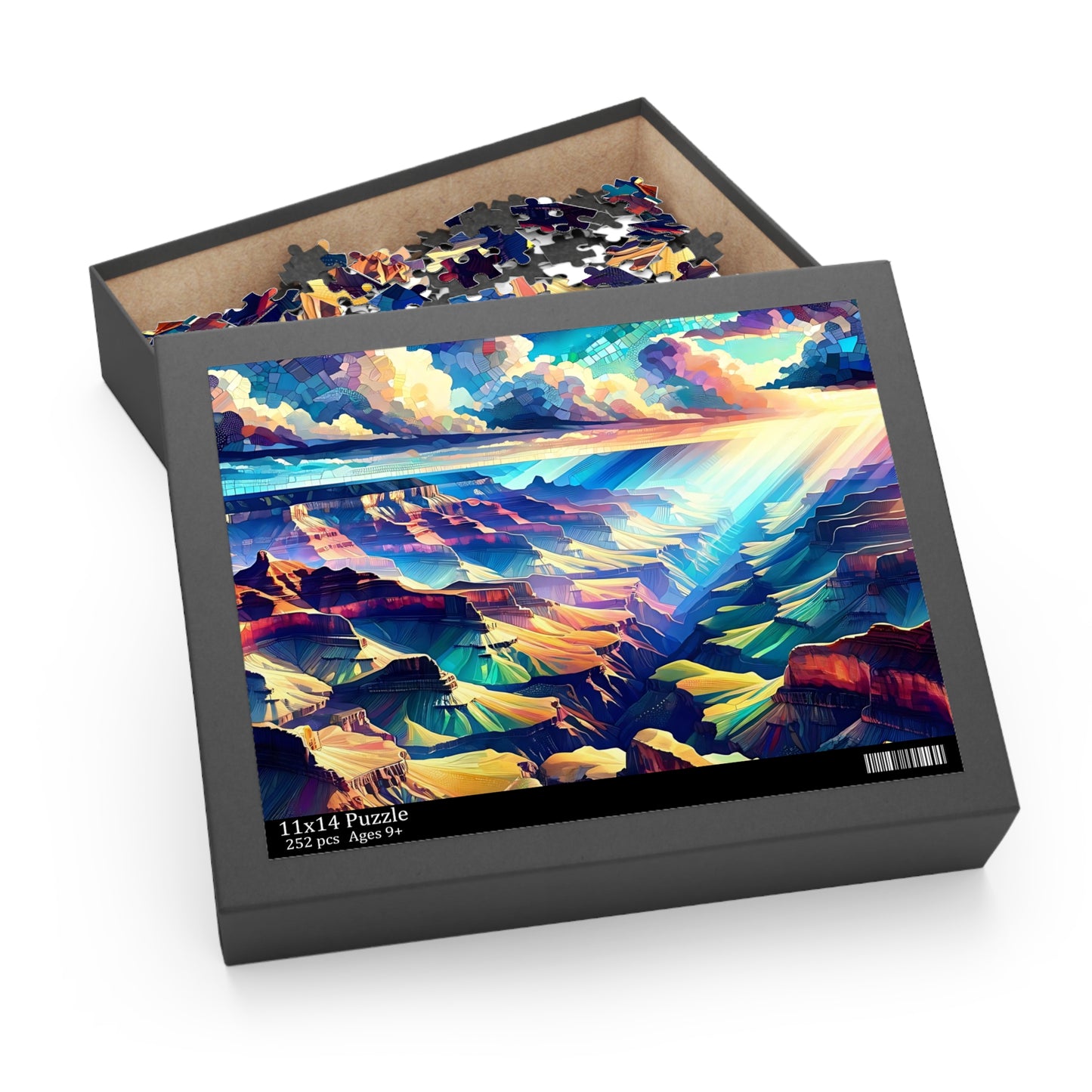 Majestic Sunrise Over Grand Canyon Mosaic - Puzzle (120, 252, 500-Piece)