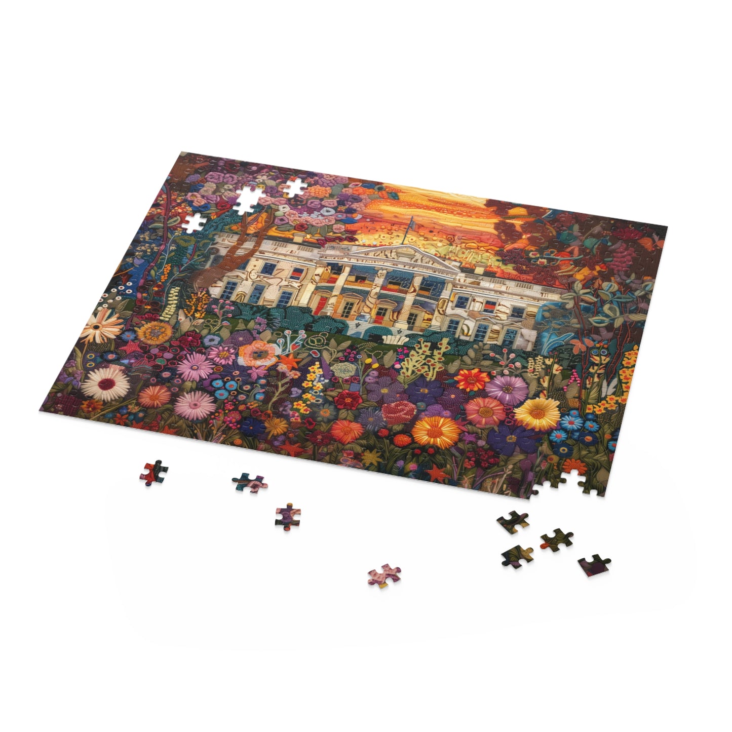 Floral Splendor at the White House - Puzzle (120, 252, 500-Piece)