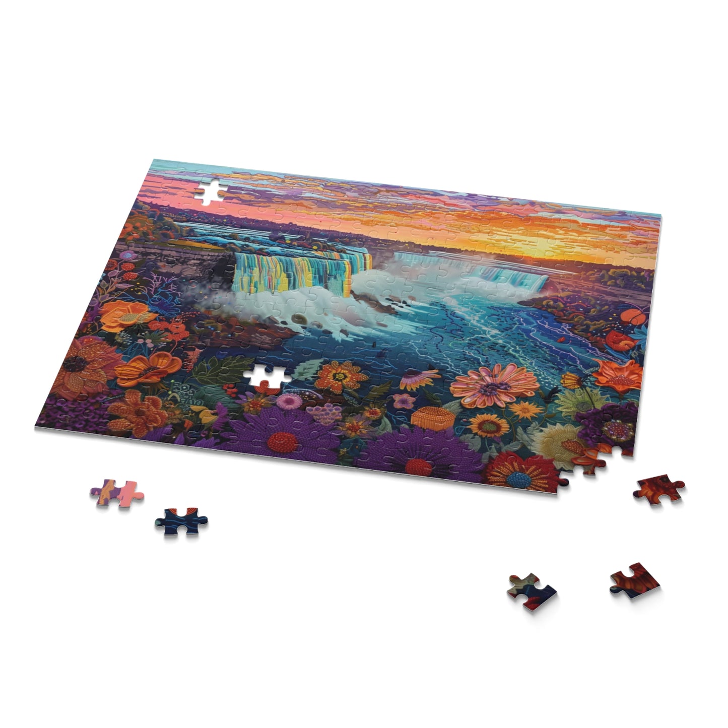 Niagara Falls: A Symphony of Water and Light - Puzzle (120, 252, 500-Piece)
