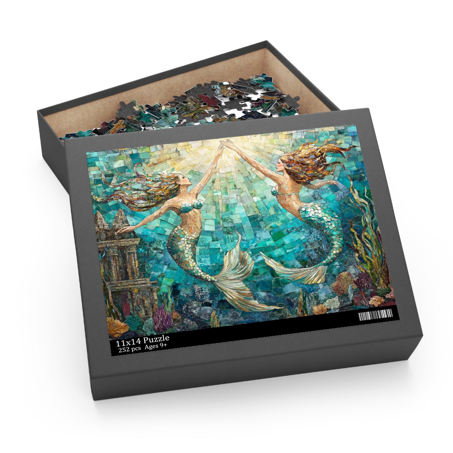 Sunlit Serenade of the Sea: Mermaids - Puzzle (120, 252, 500-Piece)