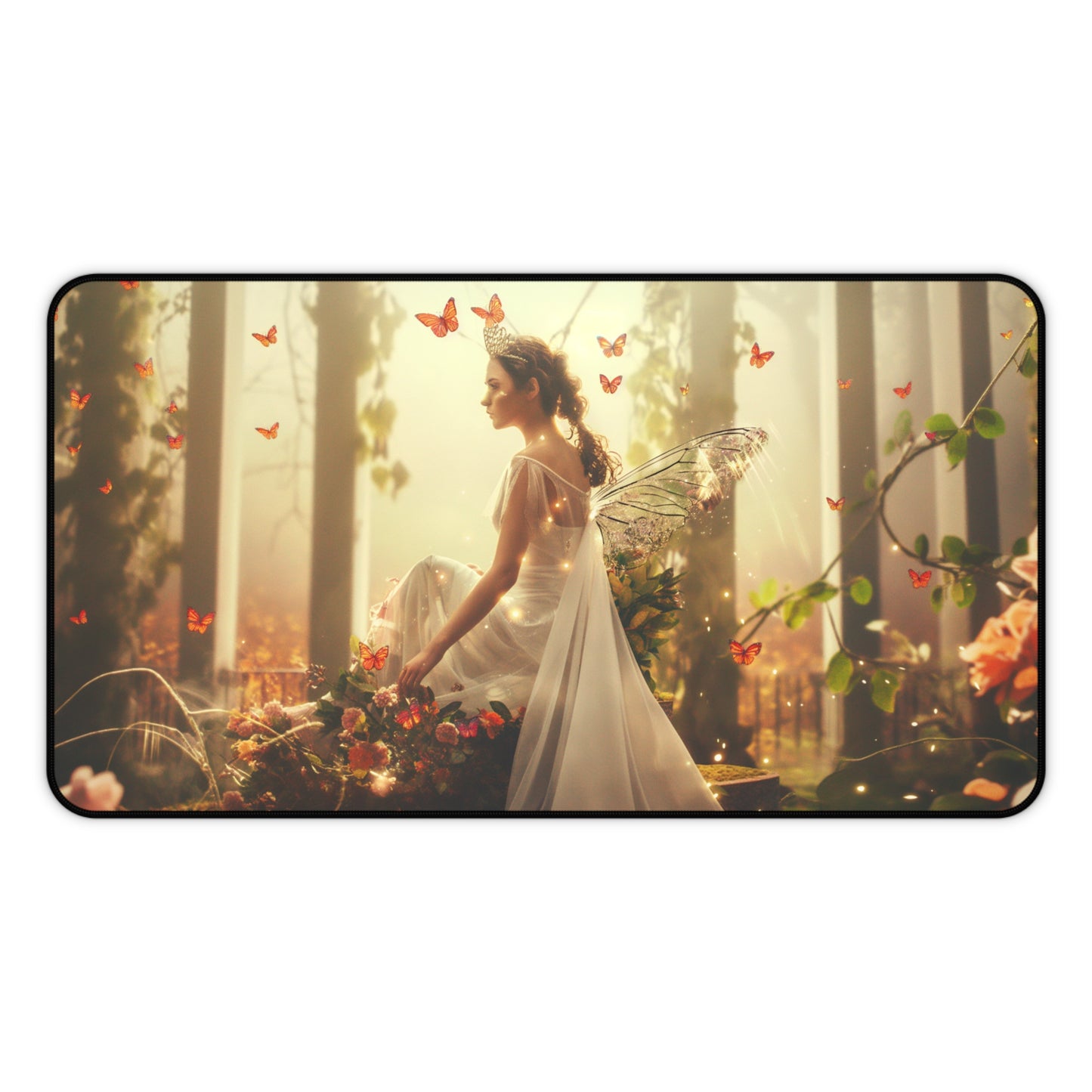 Gaming Desk Mat - Enchanted Monarch