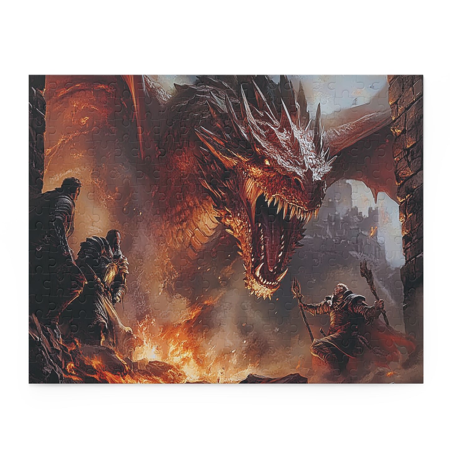 Dragon Wars - Custom Jigsaw Puzzle (120, 252, 500-Piece)