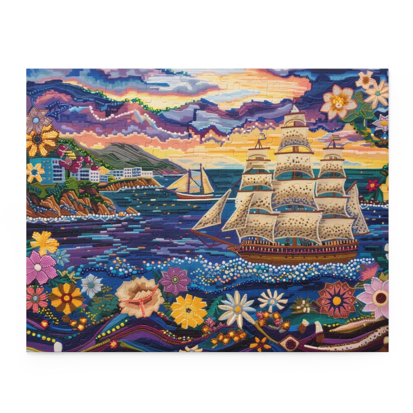 Sailing into Serenity: Santa Barbara - Puzzle (120, 252, 500-Piece)