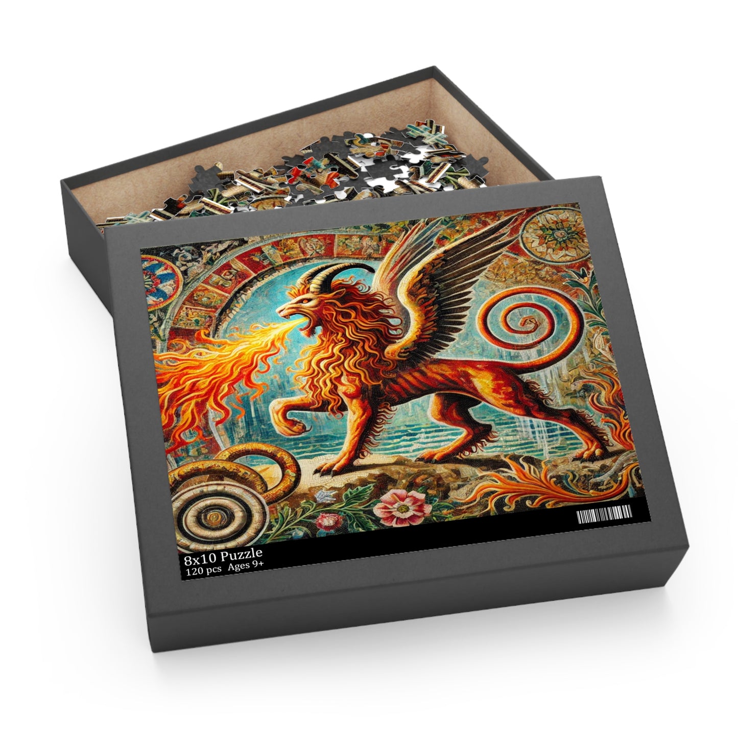 Chimera's Fiery Wrath - Puzzle (120, 252, 500-Piece)