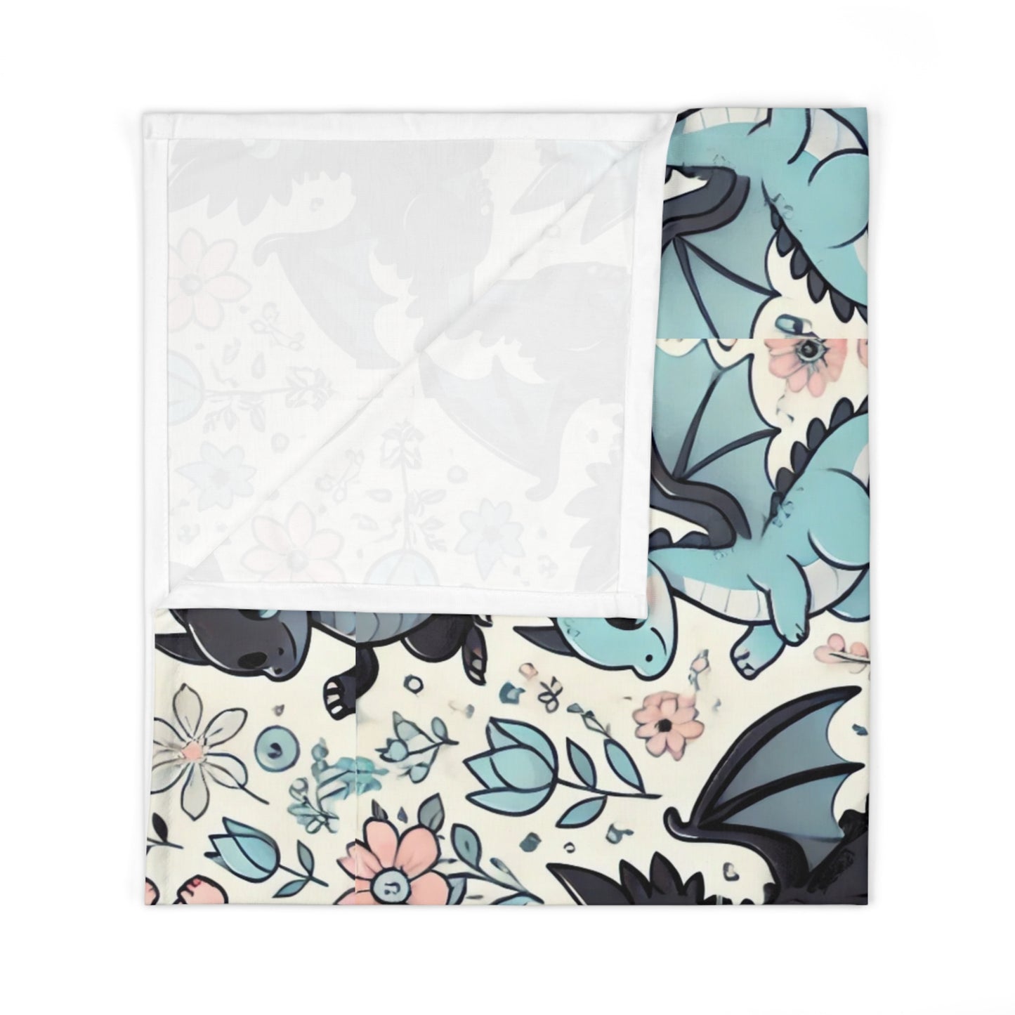 Custom Baby Swaddle Blanket - Dragon Dreams