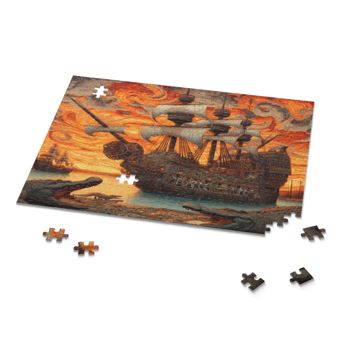 Pirate's Odyssey: Mosaic Seas - Puzzle (120, 252, 500-Piece)