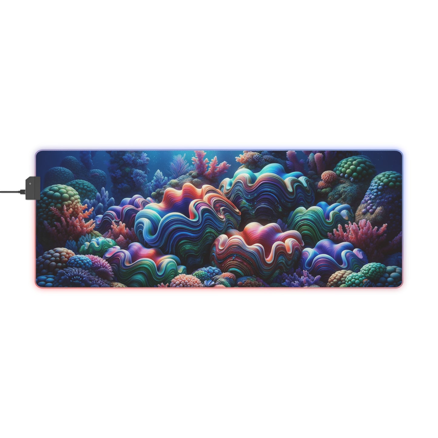 LED Gaming Mouse Pad - Rainbow Reef Paradise