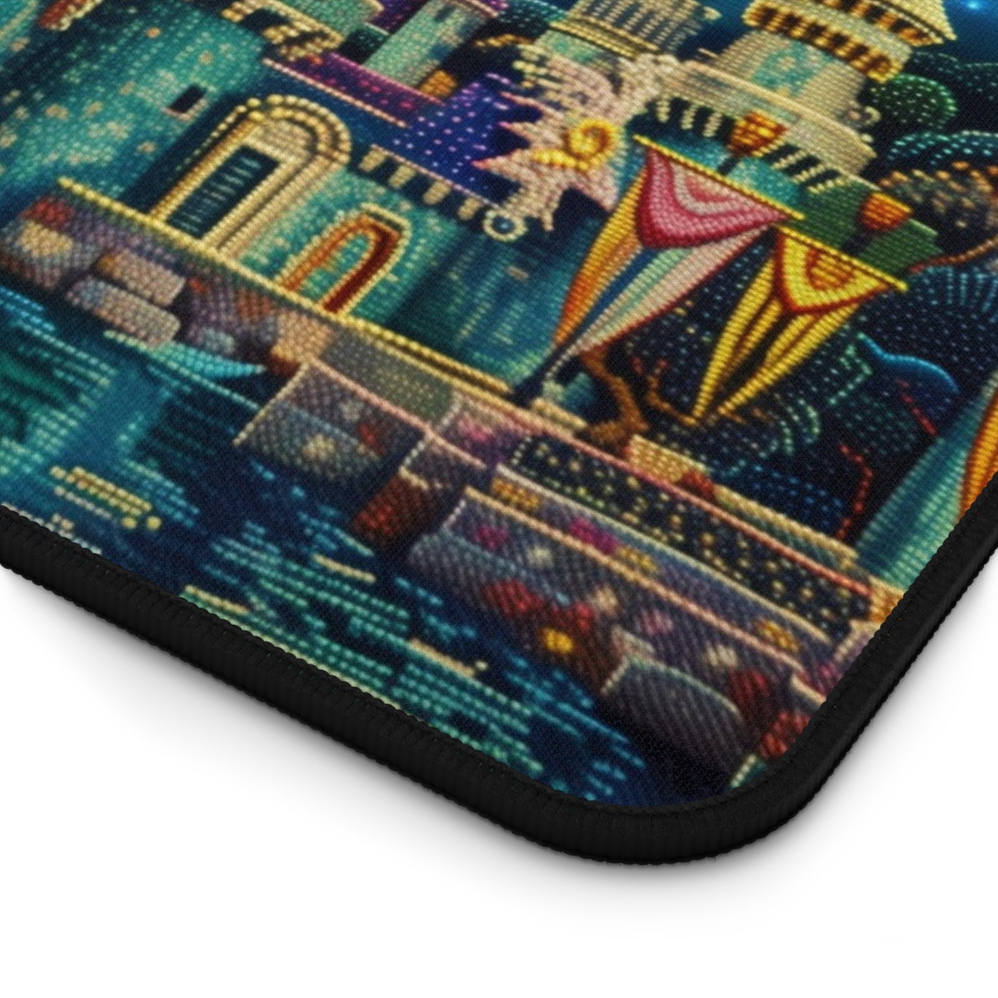 Gaming Desk Mat - Magic Kingdom Fireworks Spectacle