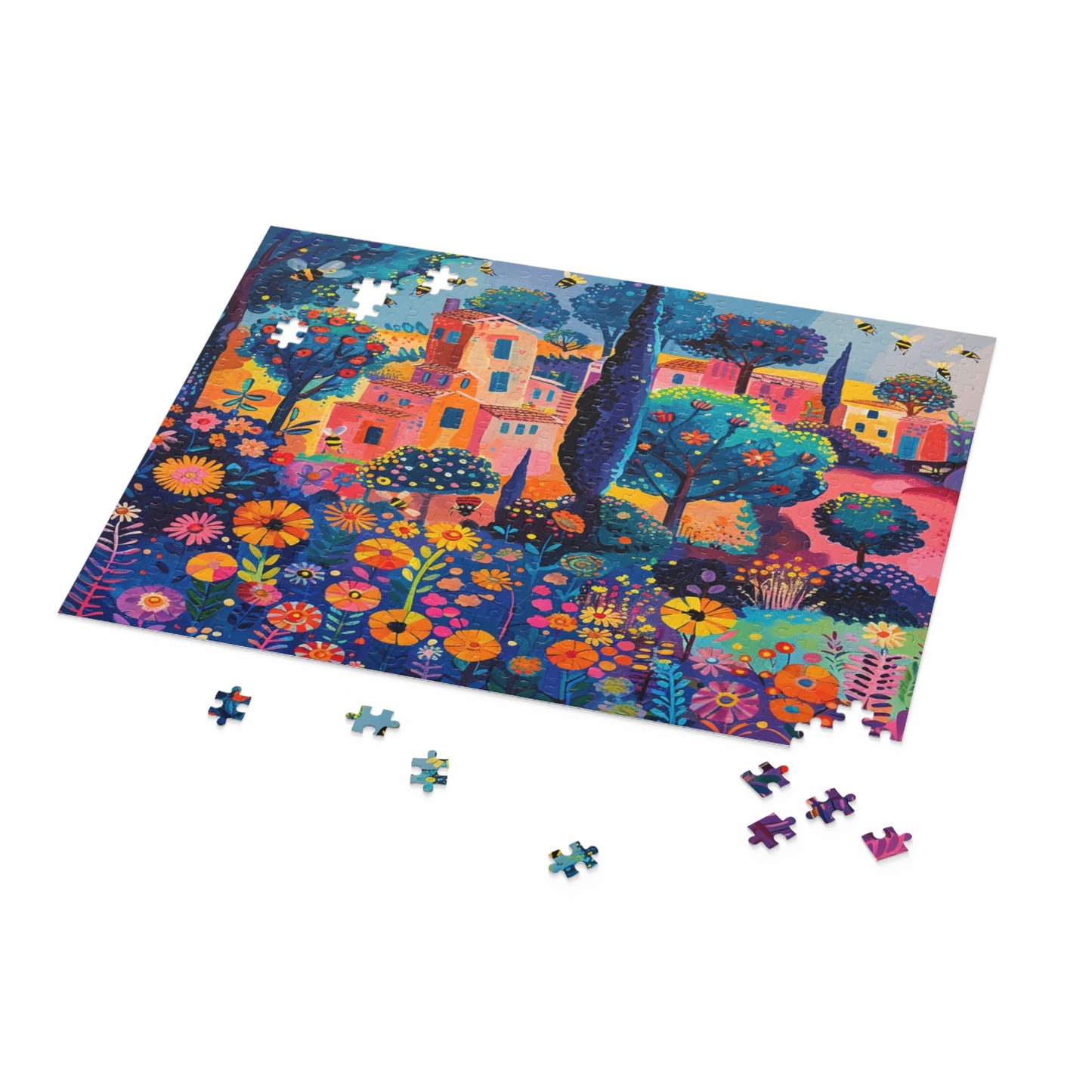 Charming French Garden - Puzzle (120, 252, 500-Piece)