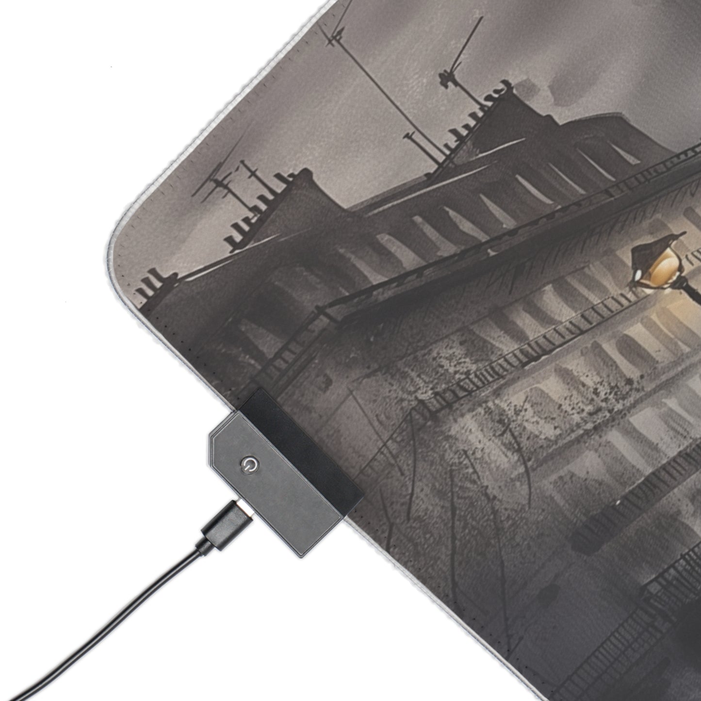 LED Gaming Mouse Pad - Paris in Mist