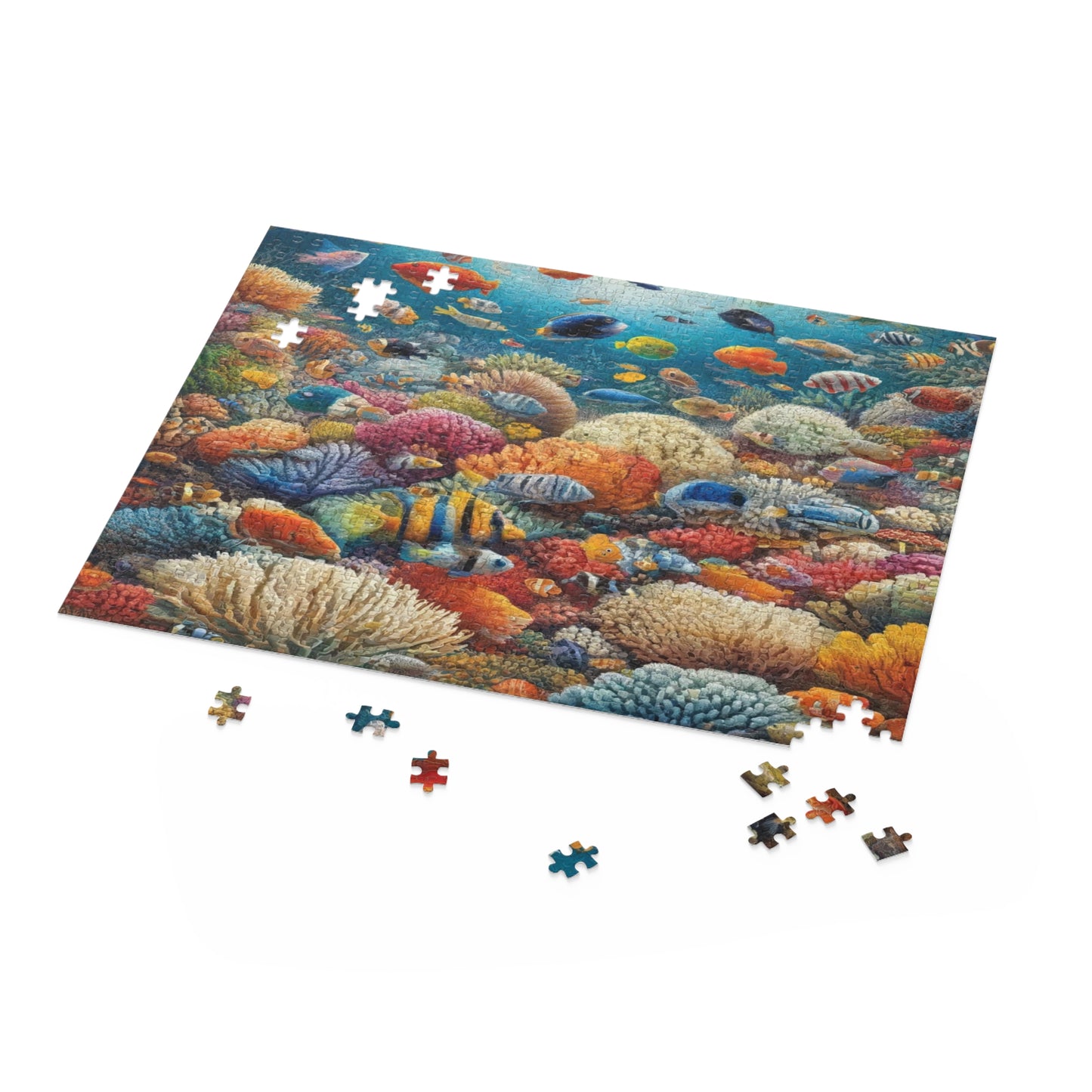 Coral Reef Jigsaw Challenge - Custom Jigsaw Puzzle (120, 252, 500-Piece)