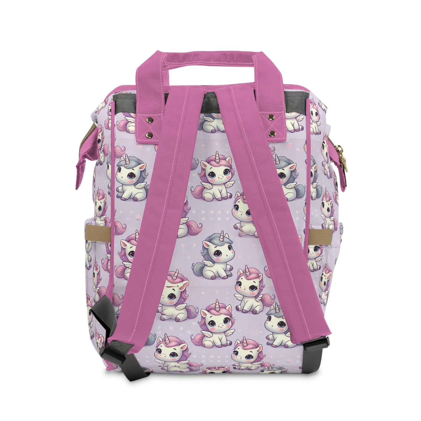 Custom Multifunctional Diaper Backpack - Unicorn Whispers