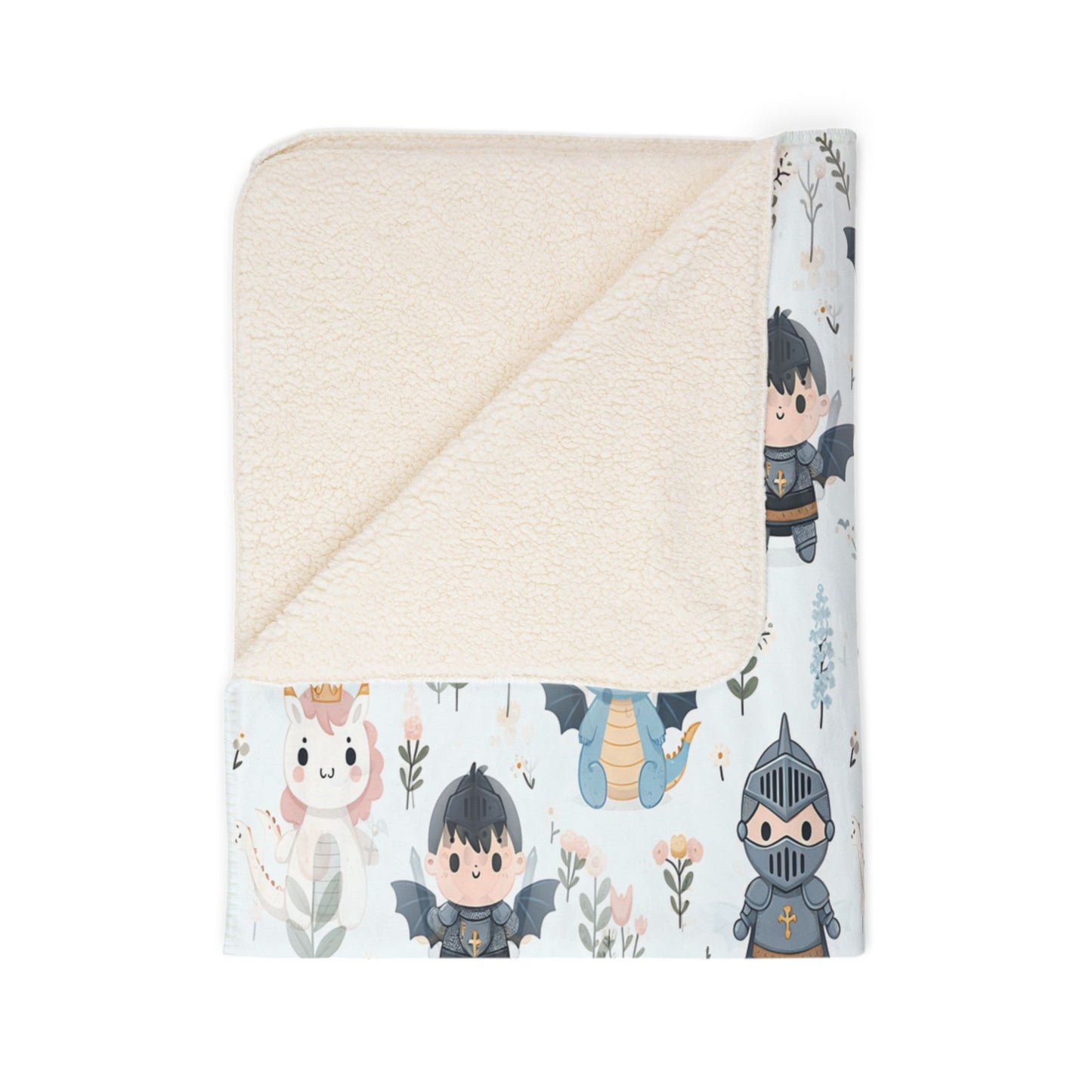 Sherpa Blanket: Adventures in Fairyland, Custom Fleece Throw