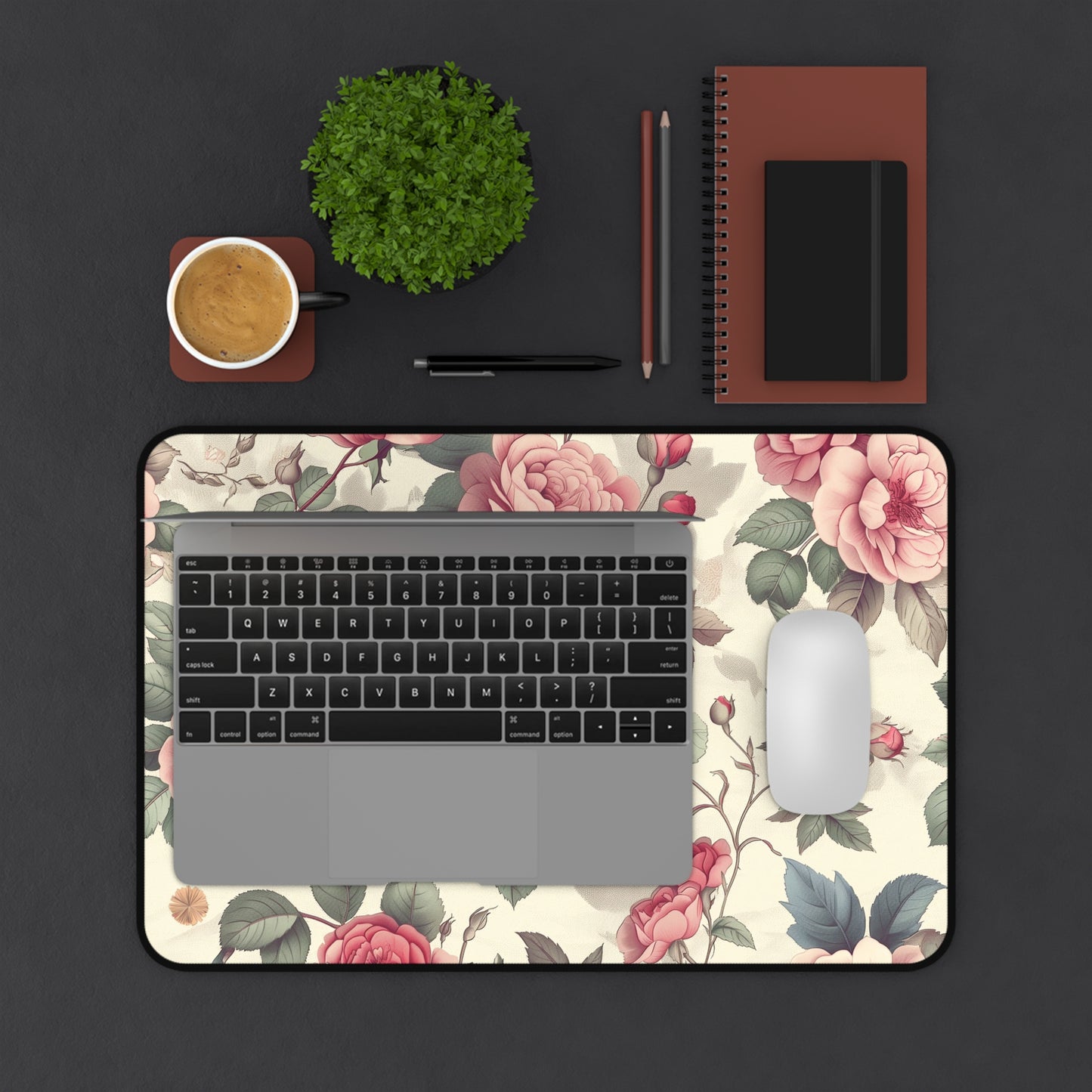Gaming Desk Mat - Timeless Roses