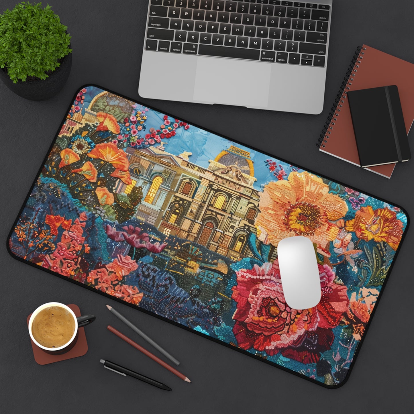 Gaming Desk Mat - Floral Fantasia at The Met