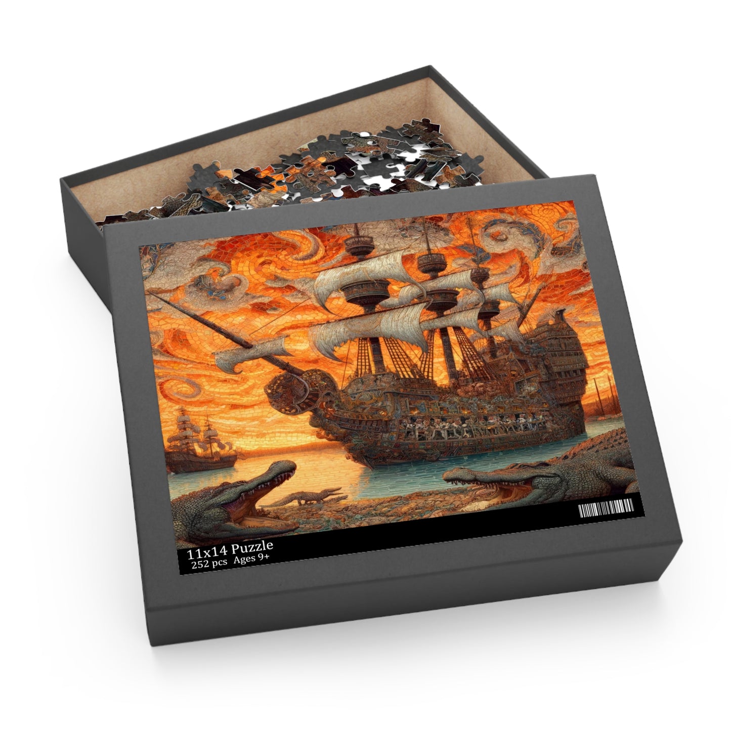 Pirate's Odyssey: Mosaic Seas - Puzzle (120, 252, 500-Piece)